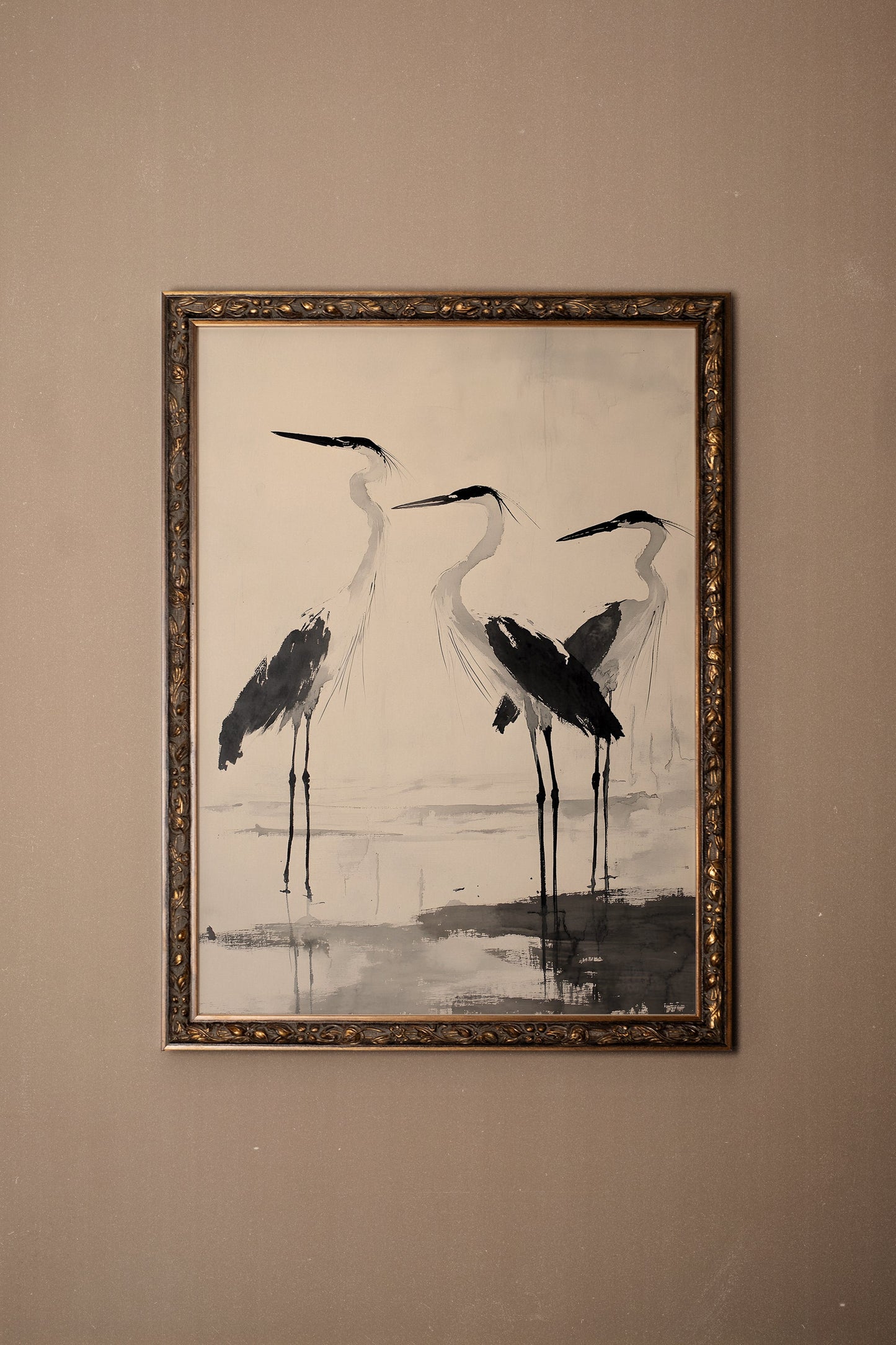 CELESTIAL REFLECTION, VINTAGE BRONZE FRAME