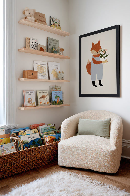 Renard Fleuri, Toile rigide encadrée