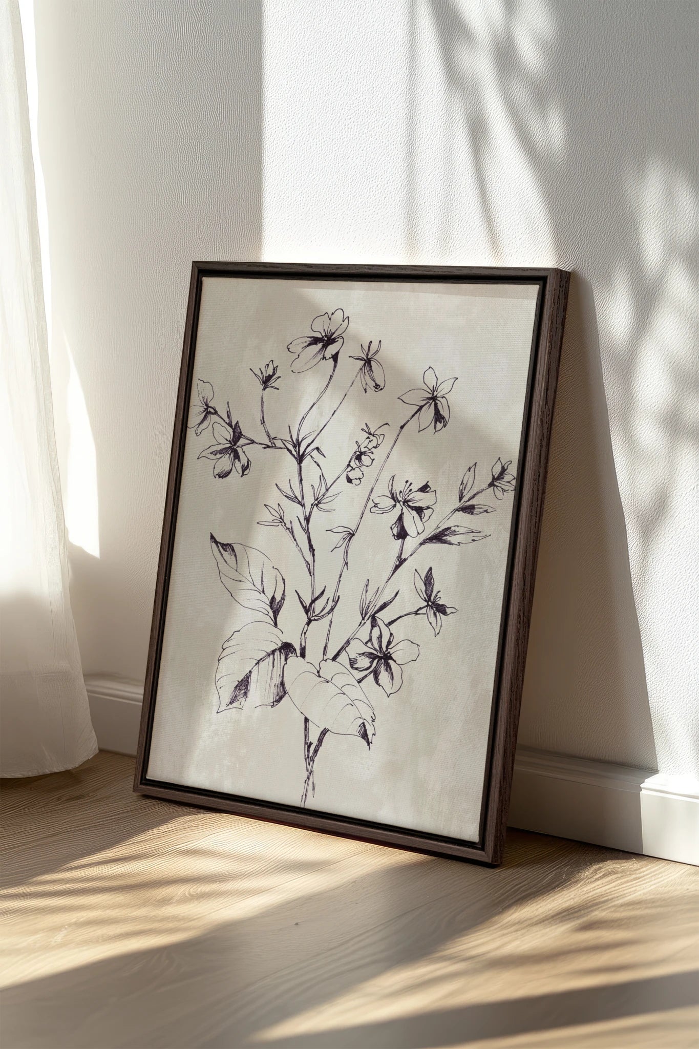 Petal Lines, Oeuvre sur toile étirée