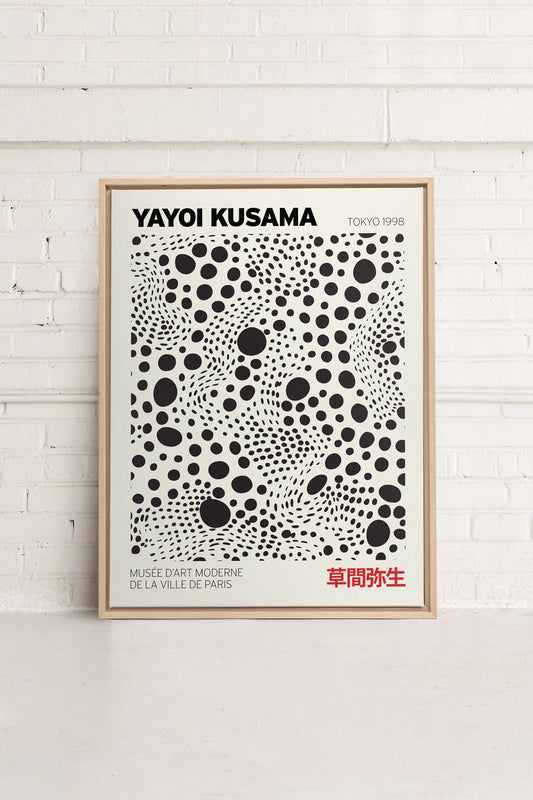 KUSAMA II, Oeuvre sur toile étirée