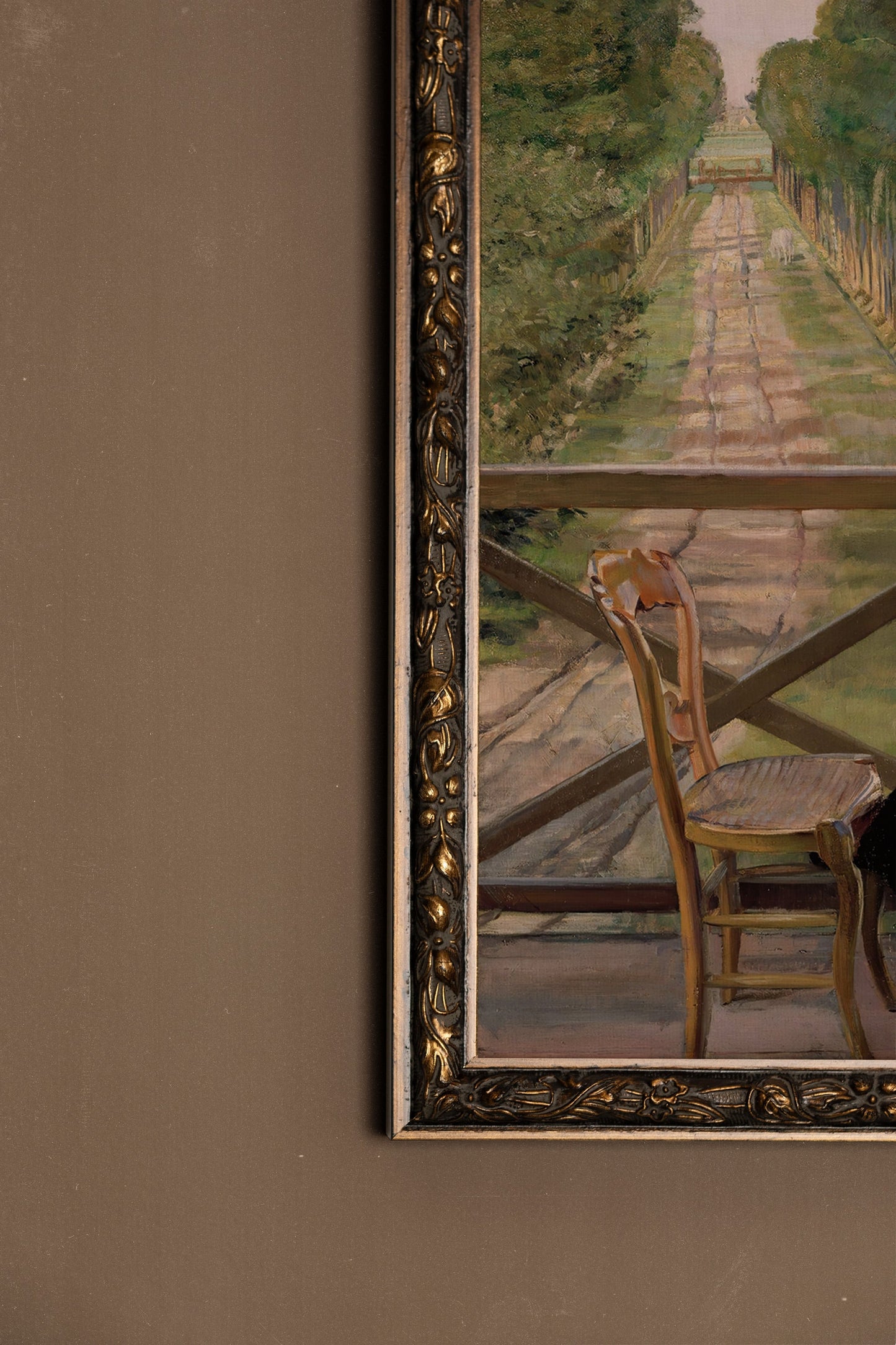 SUMMER READING, VINTAGE BRONZE FRAME