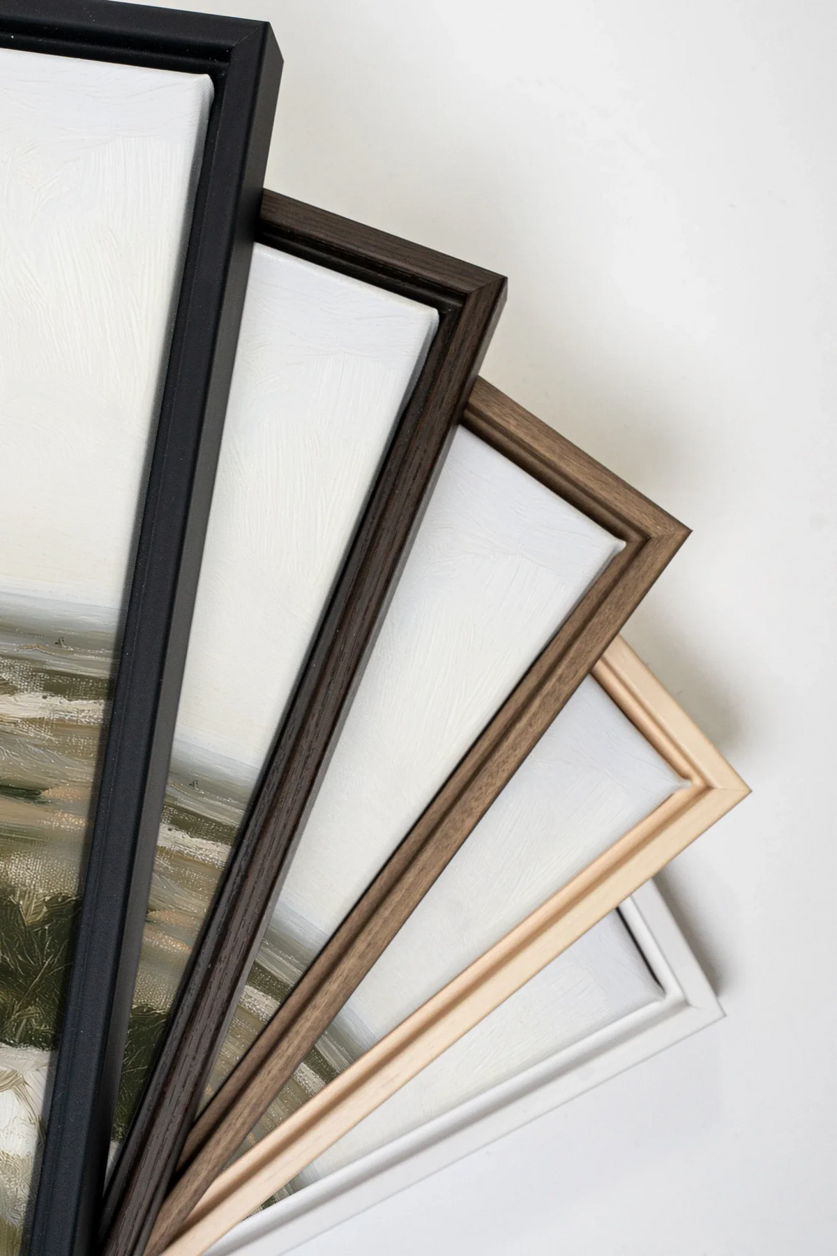 AU GRÉ DU RIVAGE, Oeuvre sur toile étirée, encadré Noir