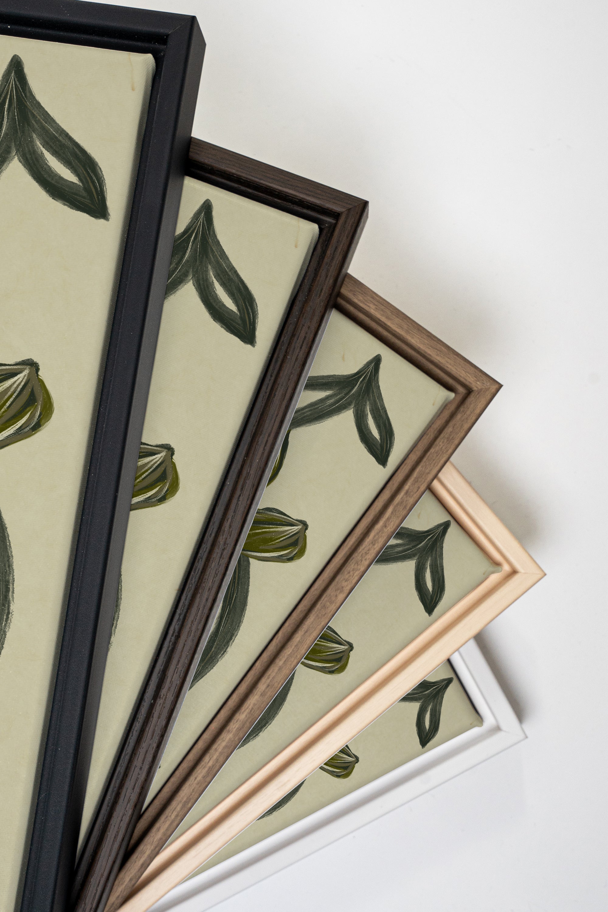 BOTANIC RELIC, Oeuvre sur toile étirée, encadré Blanc