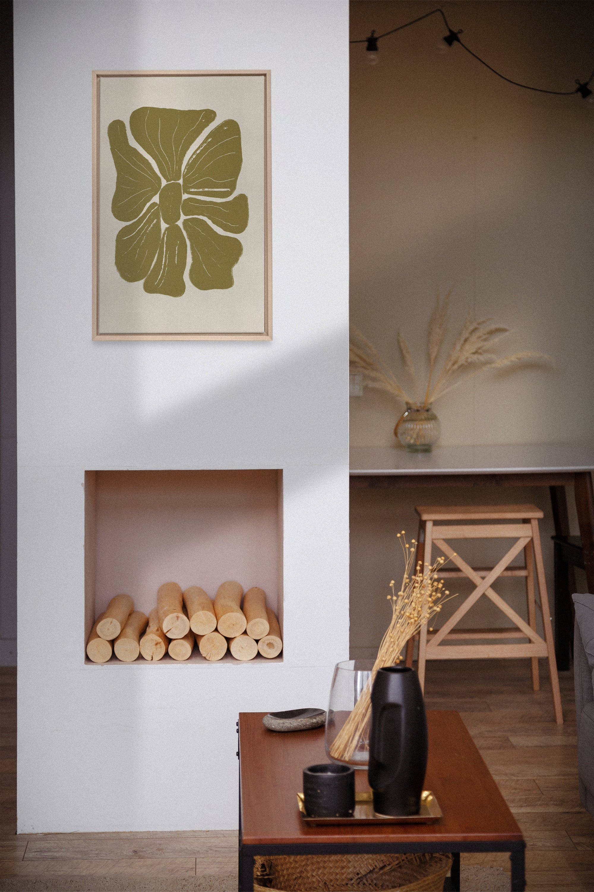 LUEUR DES BOIS, Oeuvre sur toile étiré