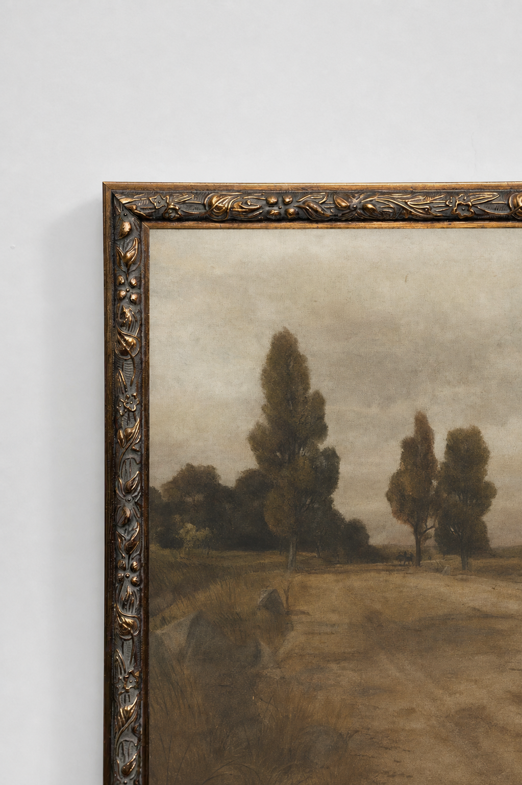 Pasture, Oeuvre sur toile rigide, encadré Vintage Bronze