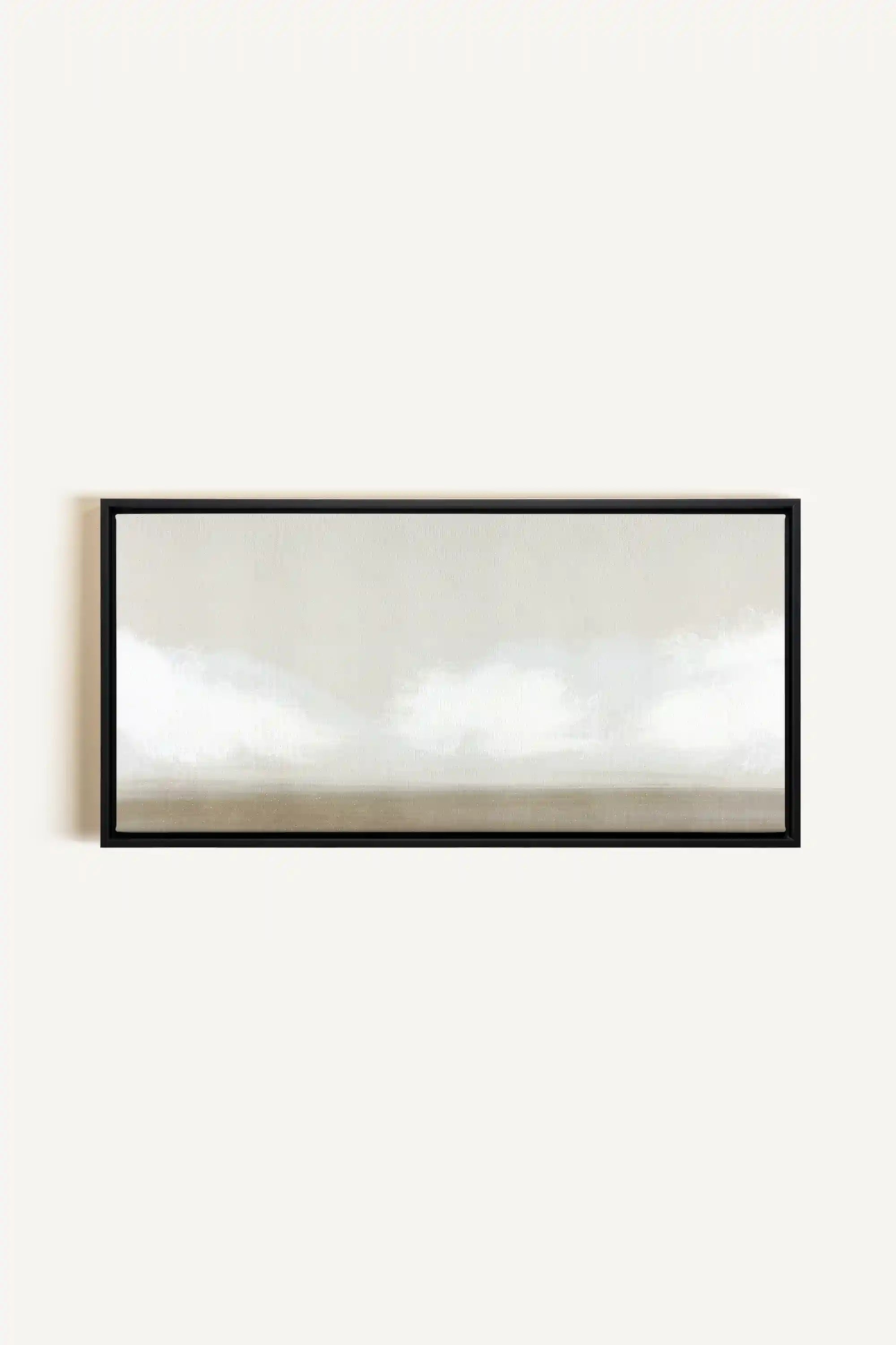 OPEN SKY, Work on stretched canvas, framed Black