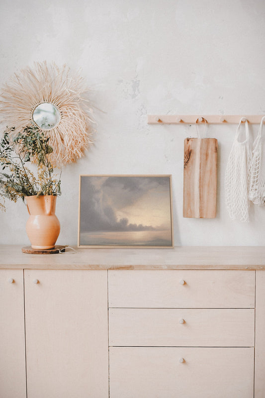 WISPS OF HEAVEN, Oeuvre sur toile étiré