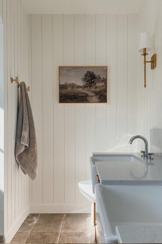 RURAL LANDSCAPE, Oeuvre sur toile étirée