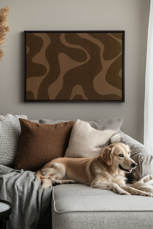 MINERAL FLOW, Work on stretched canvas