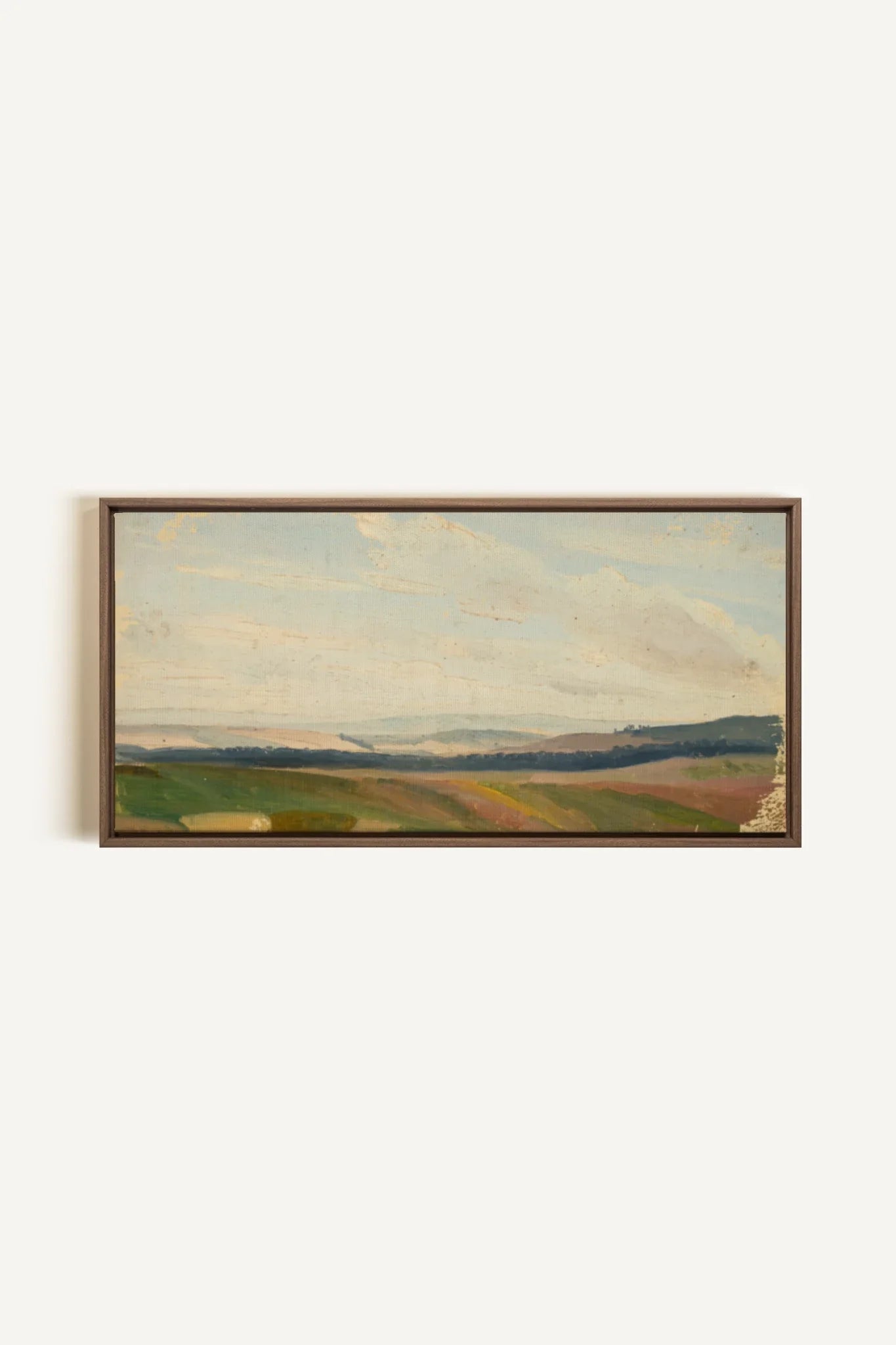 DREAMLIGHT, Artwork on stretched canvas, framed in Brown Oak