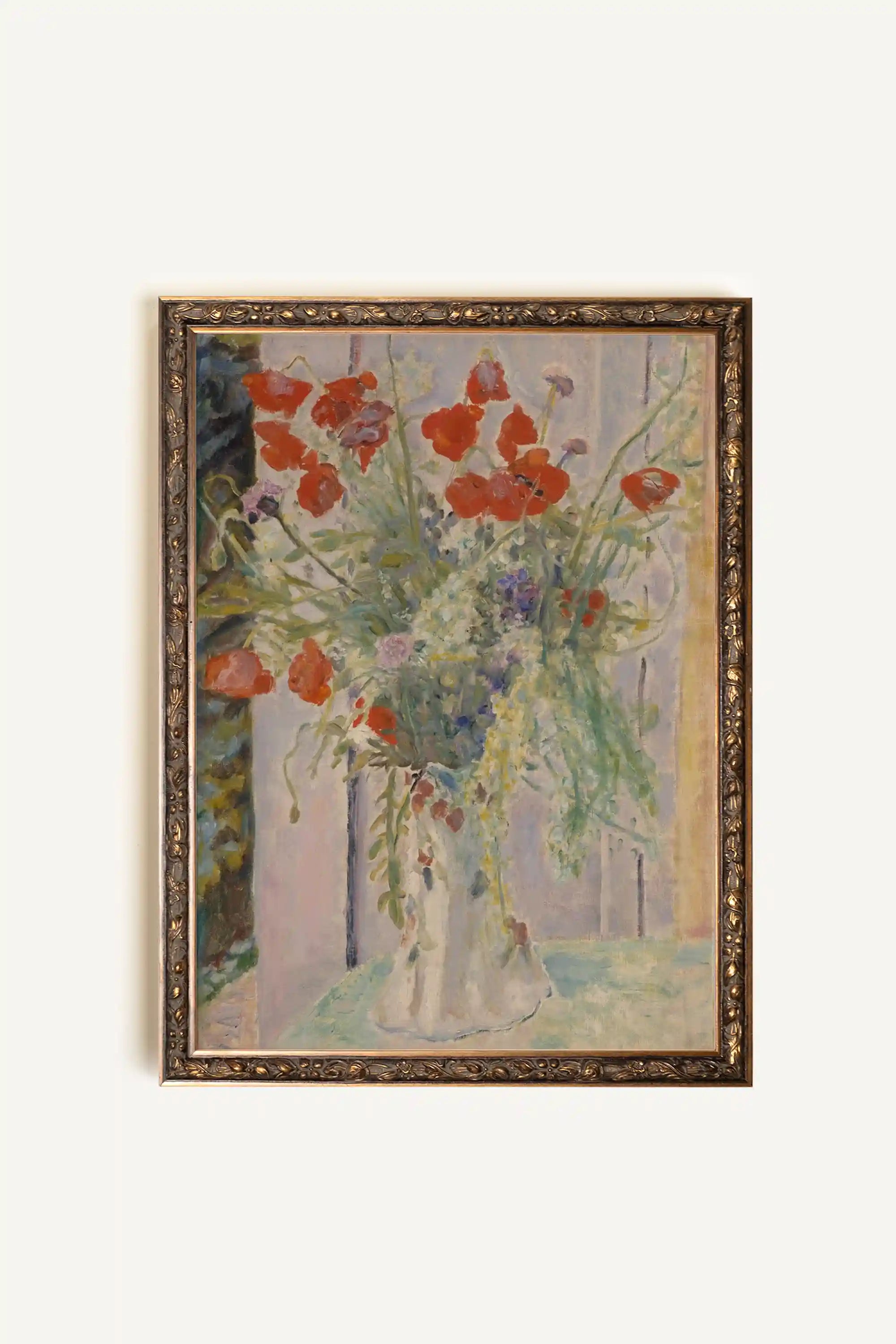 ÉCLATS DE PRINTEMPS, Oeuvre sur toile rigide, encadré Vintage Bronze