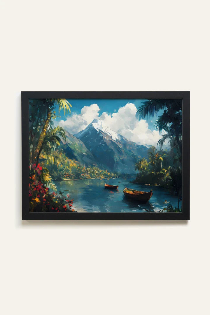 EMERALD LAGOON, Toile Rigide