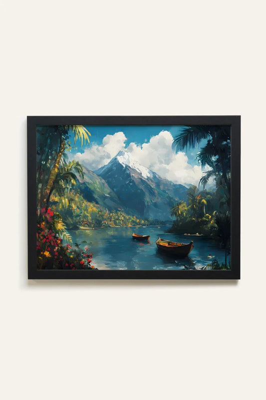 EMERALD LAGOON, Toile Rigide