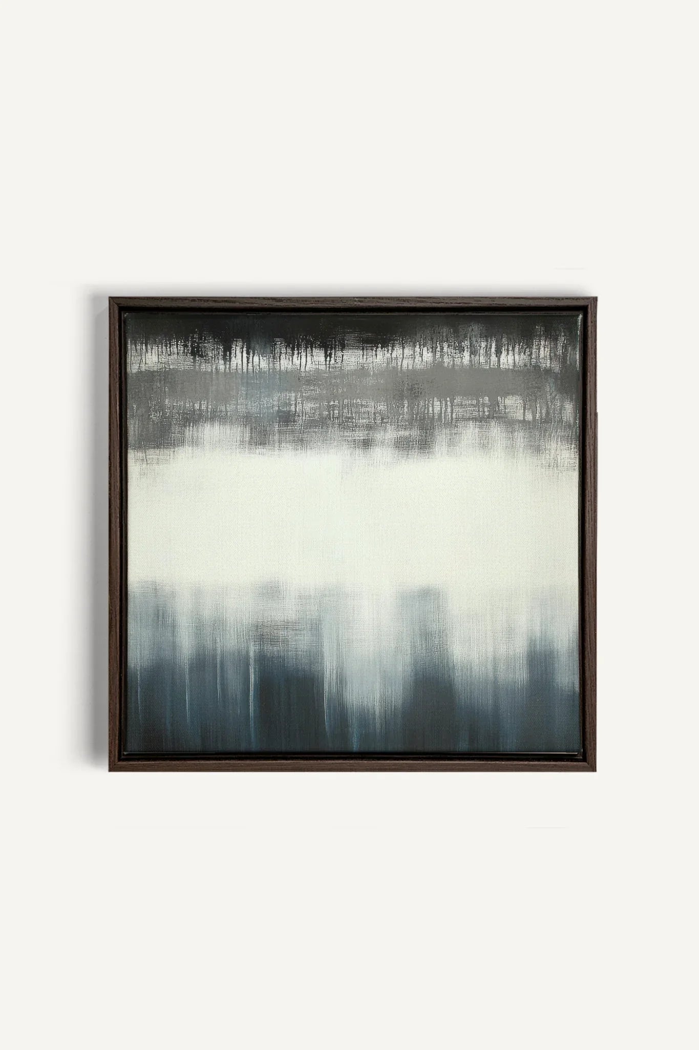 OLEKA CANVAS - FADING LIGHT, Oeuvre sur toile étirée, encadré Brun Noyer