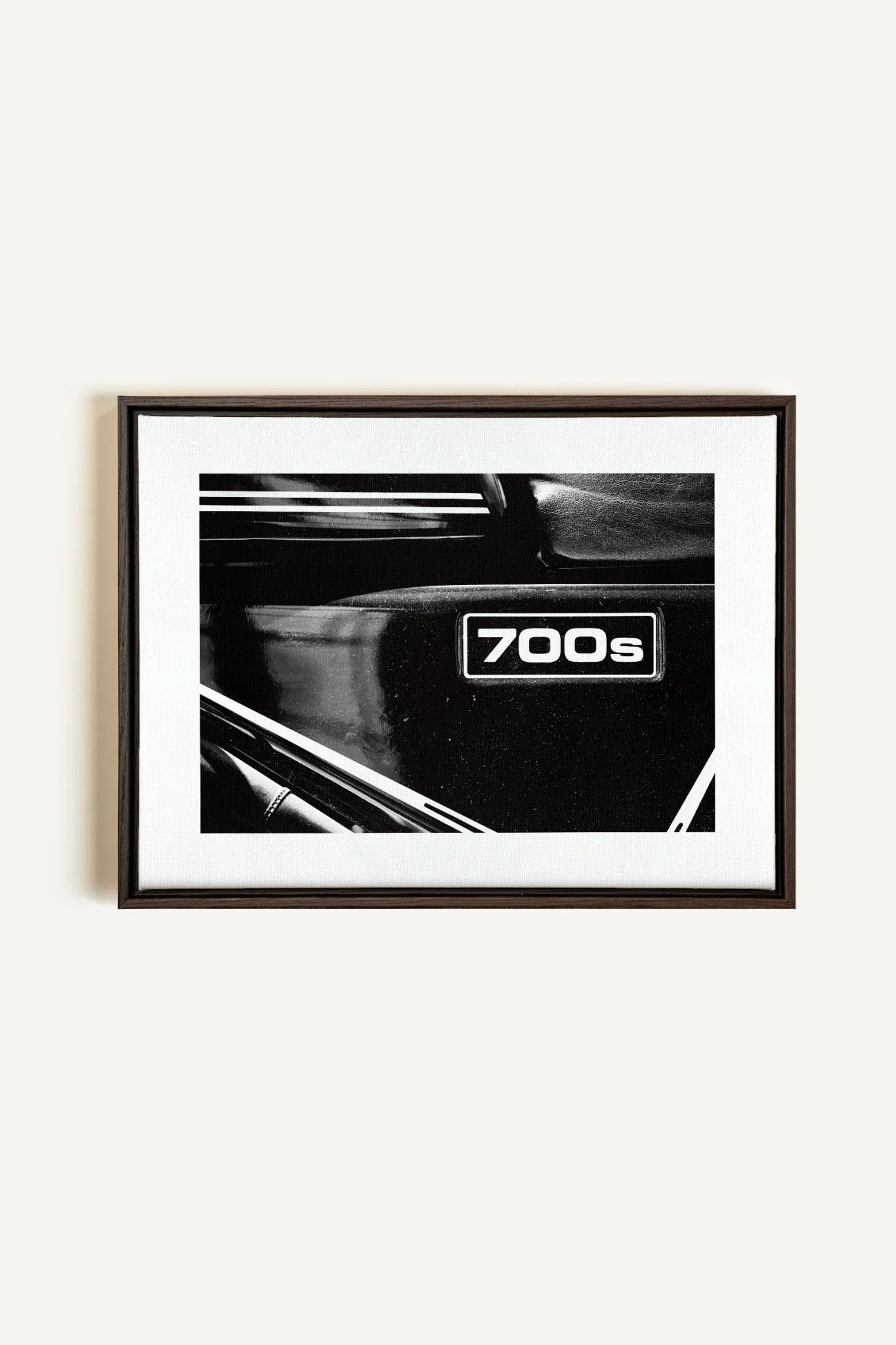 OLEKA CANVAS - FAST LANE, Oeuvre sur toile étirée, encadré Brun Noyer