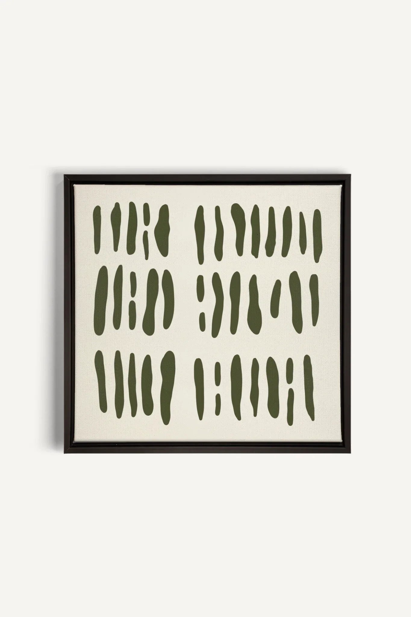 OLEKA CANVAS - FLOATING PATTERNS, Oeuvre sur toile étirée, encadré Noir