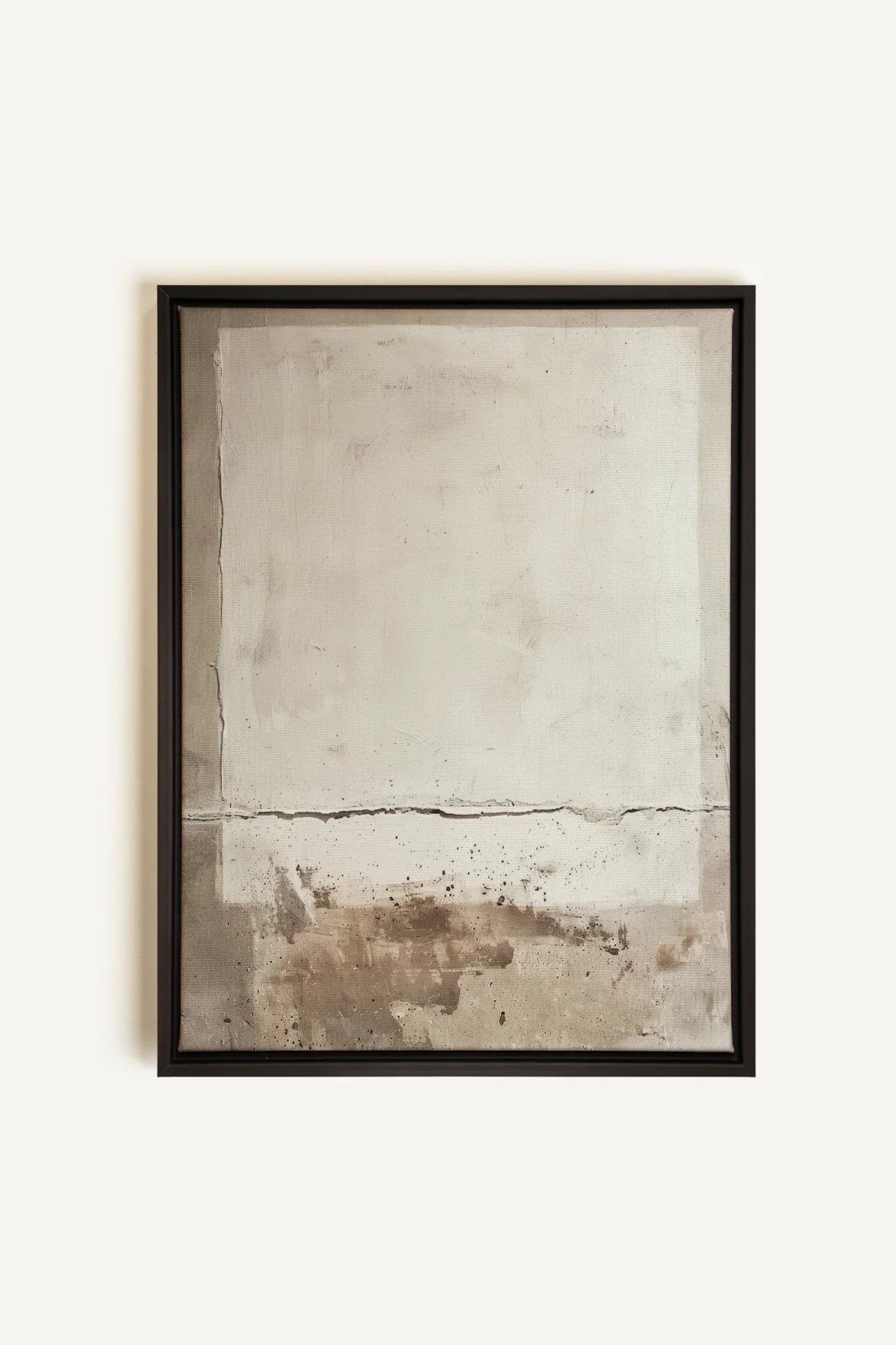 OLEKA CANVAS - FRICKLE ABSTRACT, Oeuvre sur toile étirée, encadré Noir