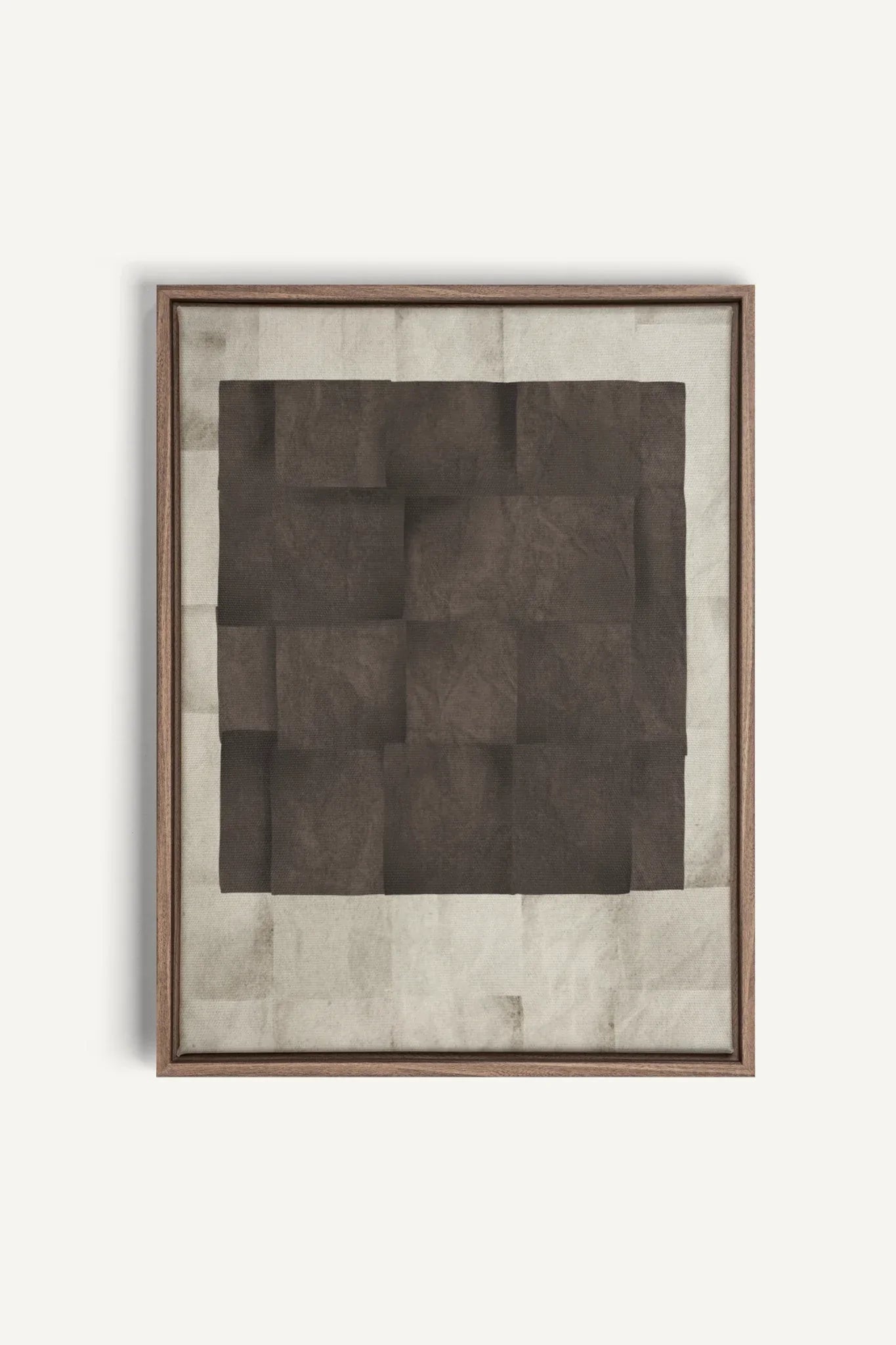OLEKA CANVAS - GENESIS, Oeuvre sur toile étirée, encadré Brun Chêne