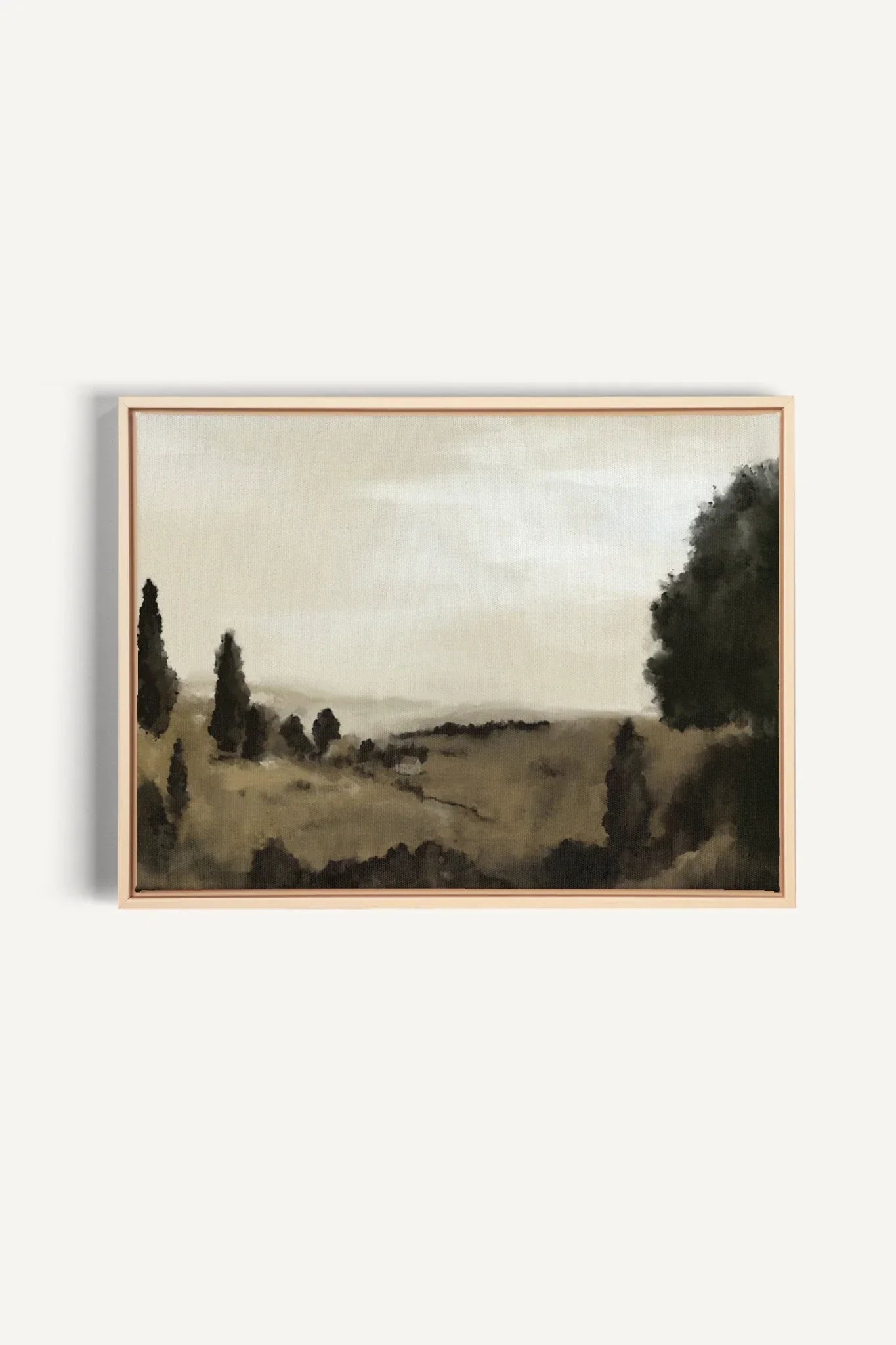 OLEKA CANVAS - GLEMSFORD MEADOWS, Oeuvre sur toile étirée, encadré Naturel Clair
