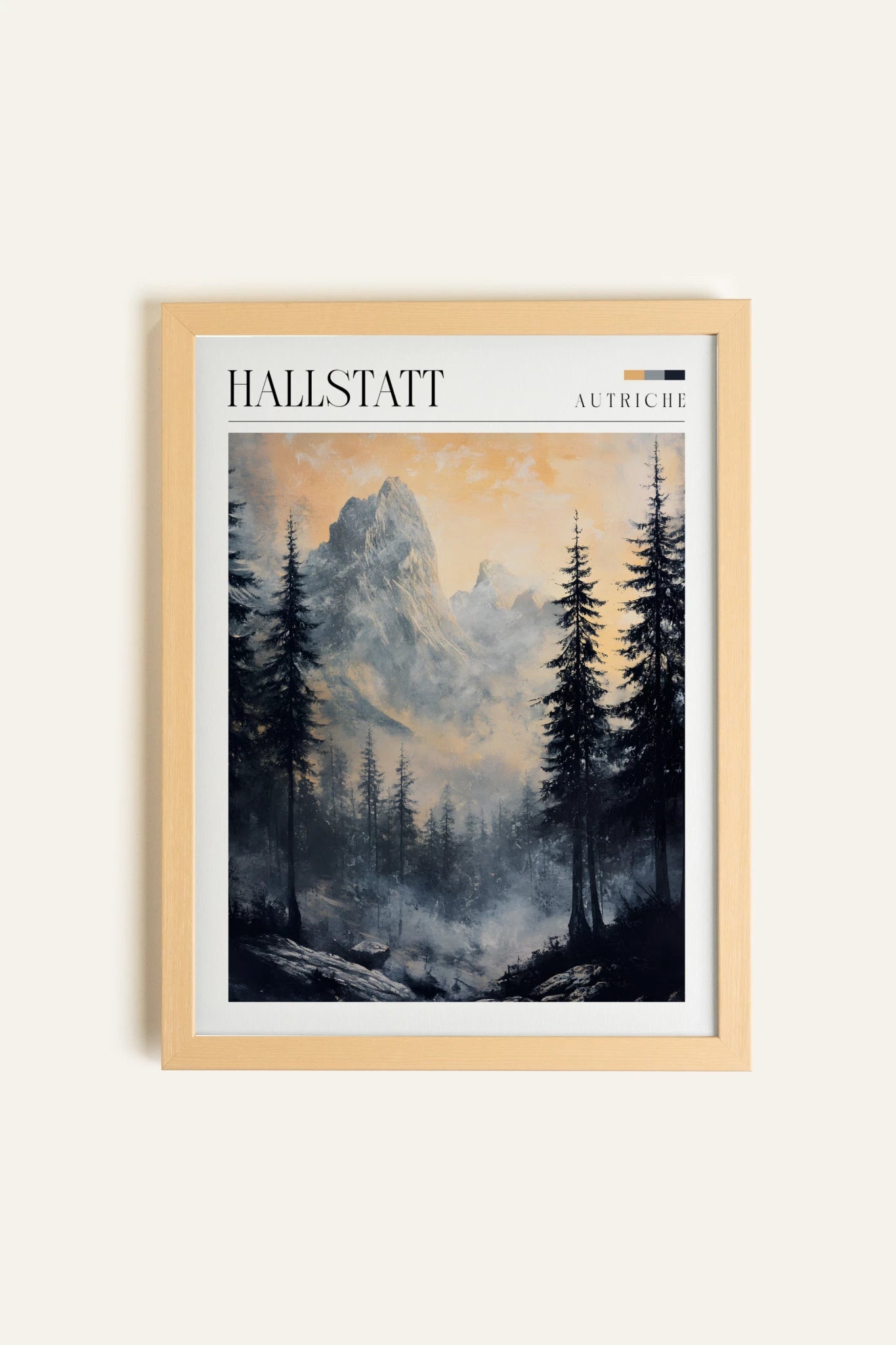 HALLSTATT, Toile Rigide