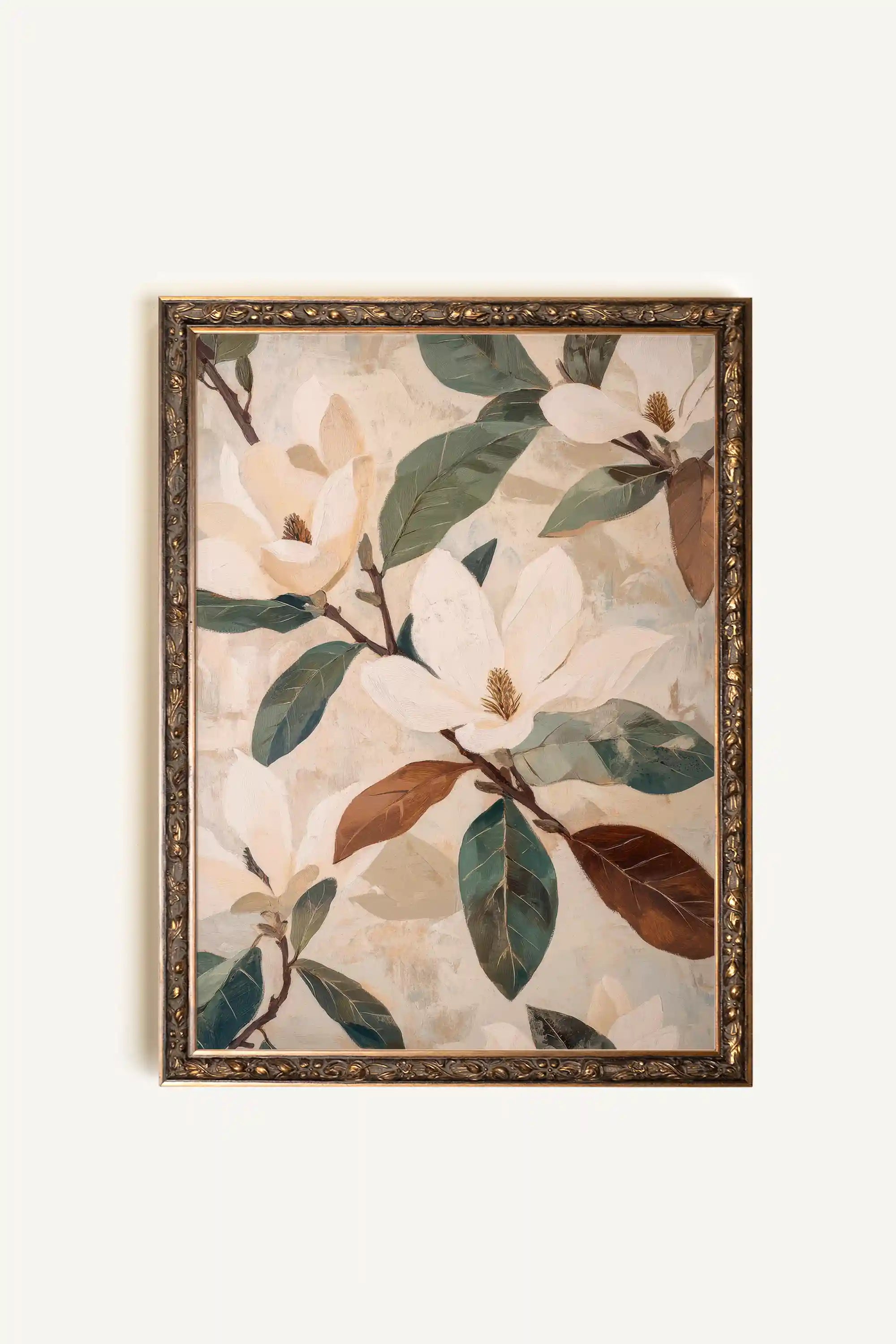 JARDIN INTEMPOREL, Oeuvre sur toile rigide, encadré Vintage Bronze