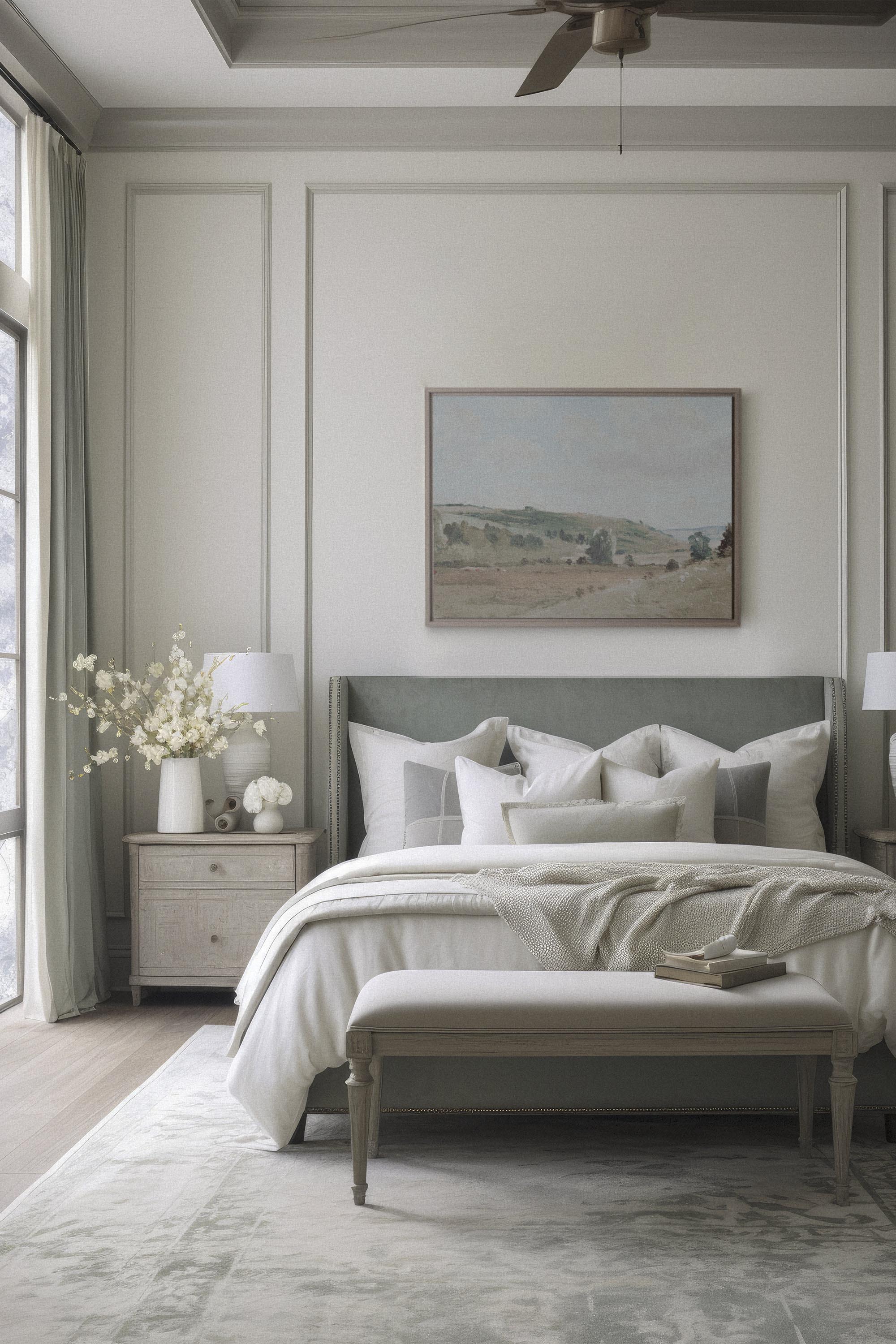 HILLSIDE, printed canvas