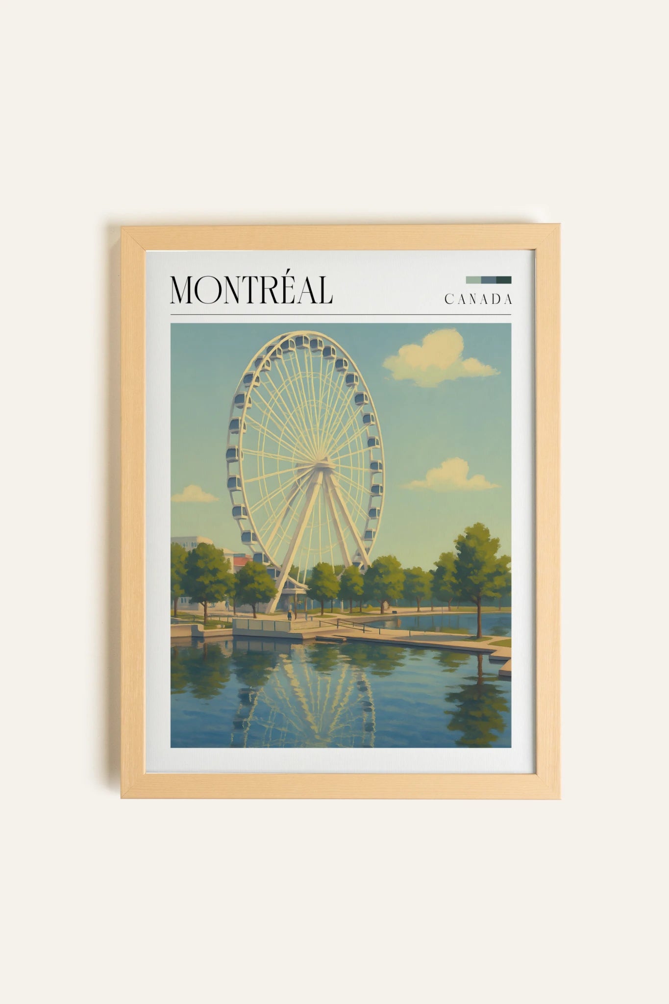 MONTRÉAL, Toile Rigide