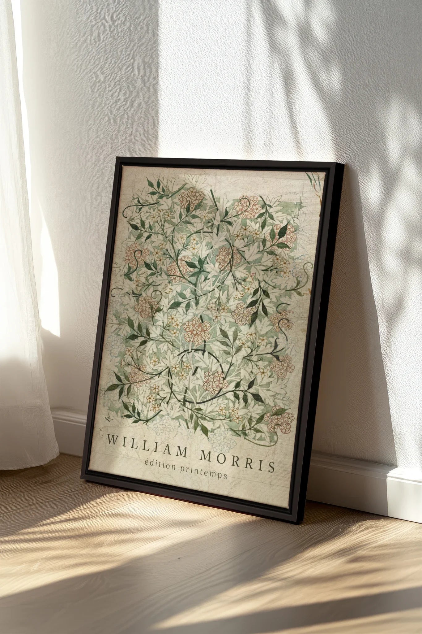 MORRIS GARDEN, Oeuvre sur toile étirée, encadré Noir