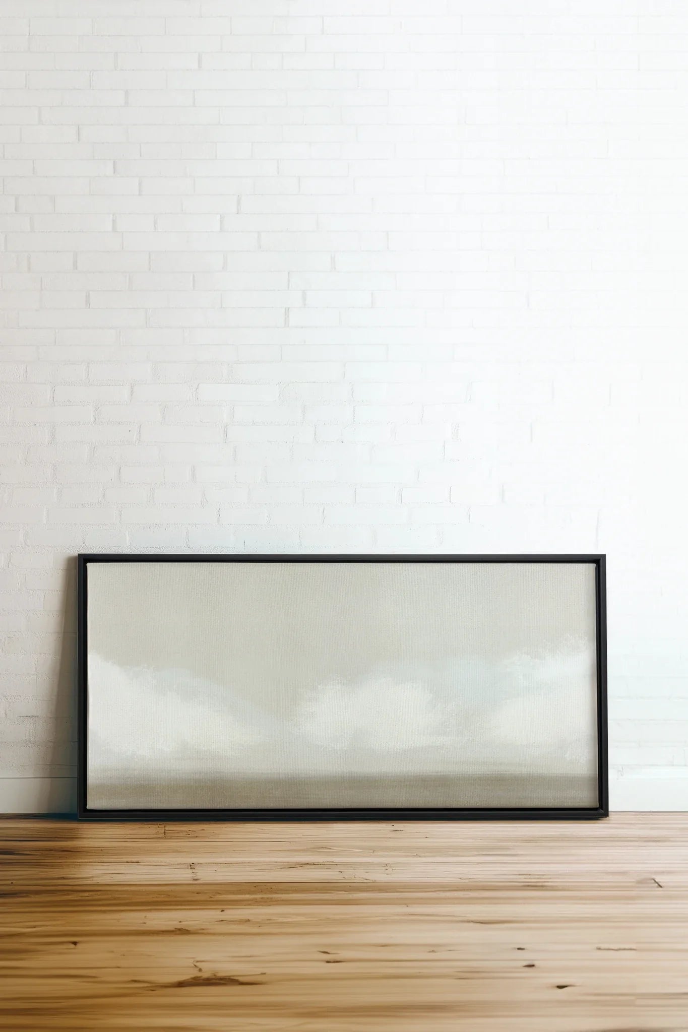 OPEN SKY, Work on stretched canvas, framed Black