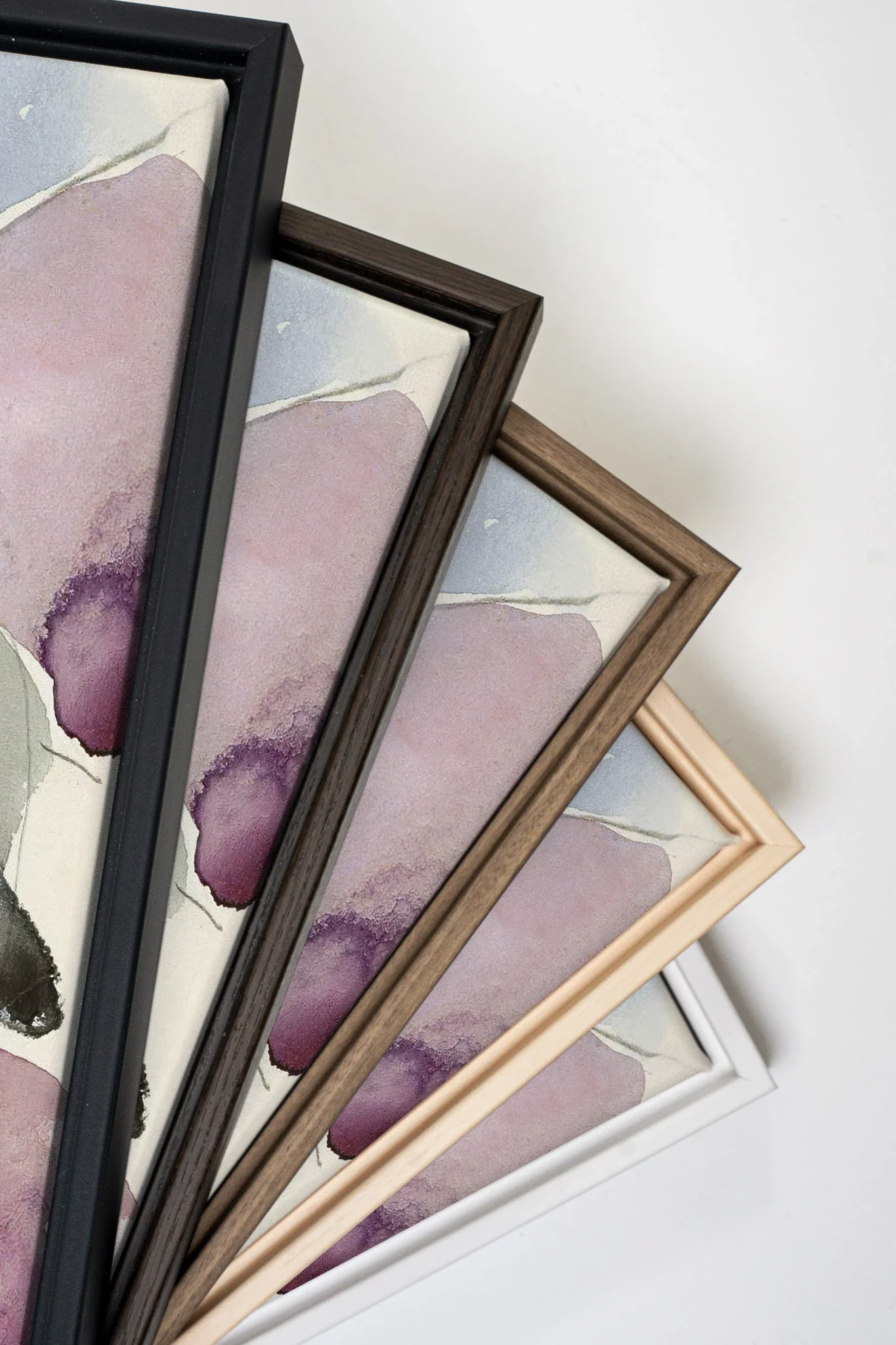 ORCHID HAZE, Oeuvre sur toile étirée, encadré Noir
