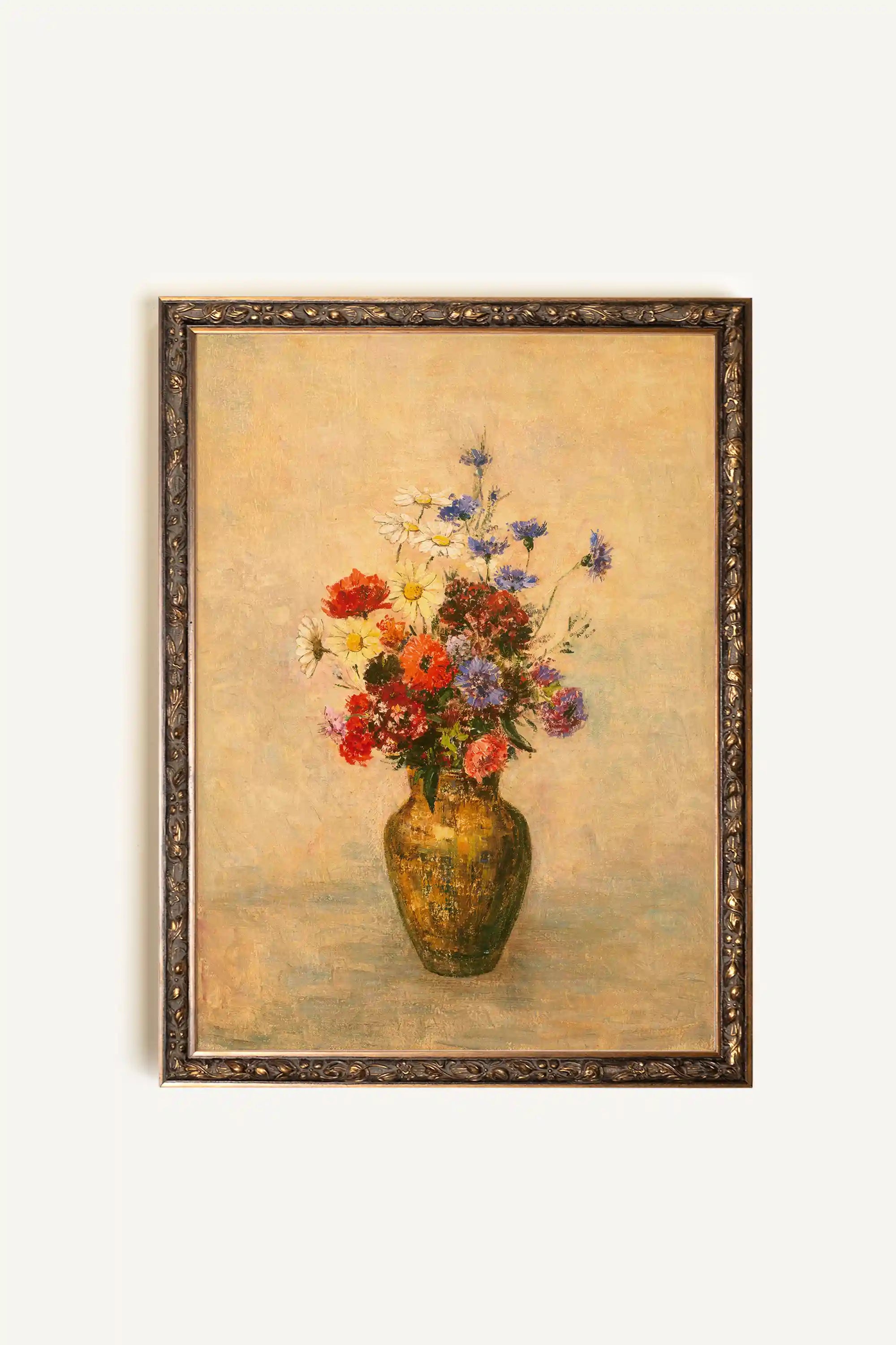 PARFUM DU PASSÉ, Oeuvre sur toile rigide, encadré Vintage Bronze