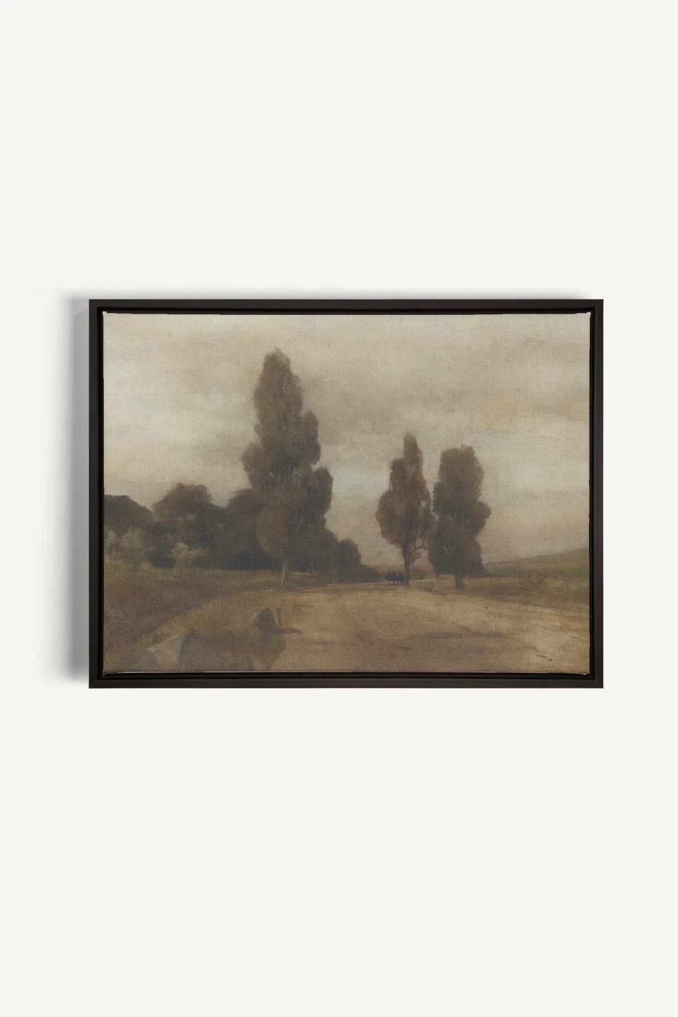 OLEKA CANVAS - PASTURE, Oeuvre sur toile étirée, encadré Noir