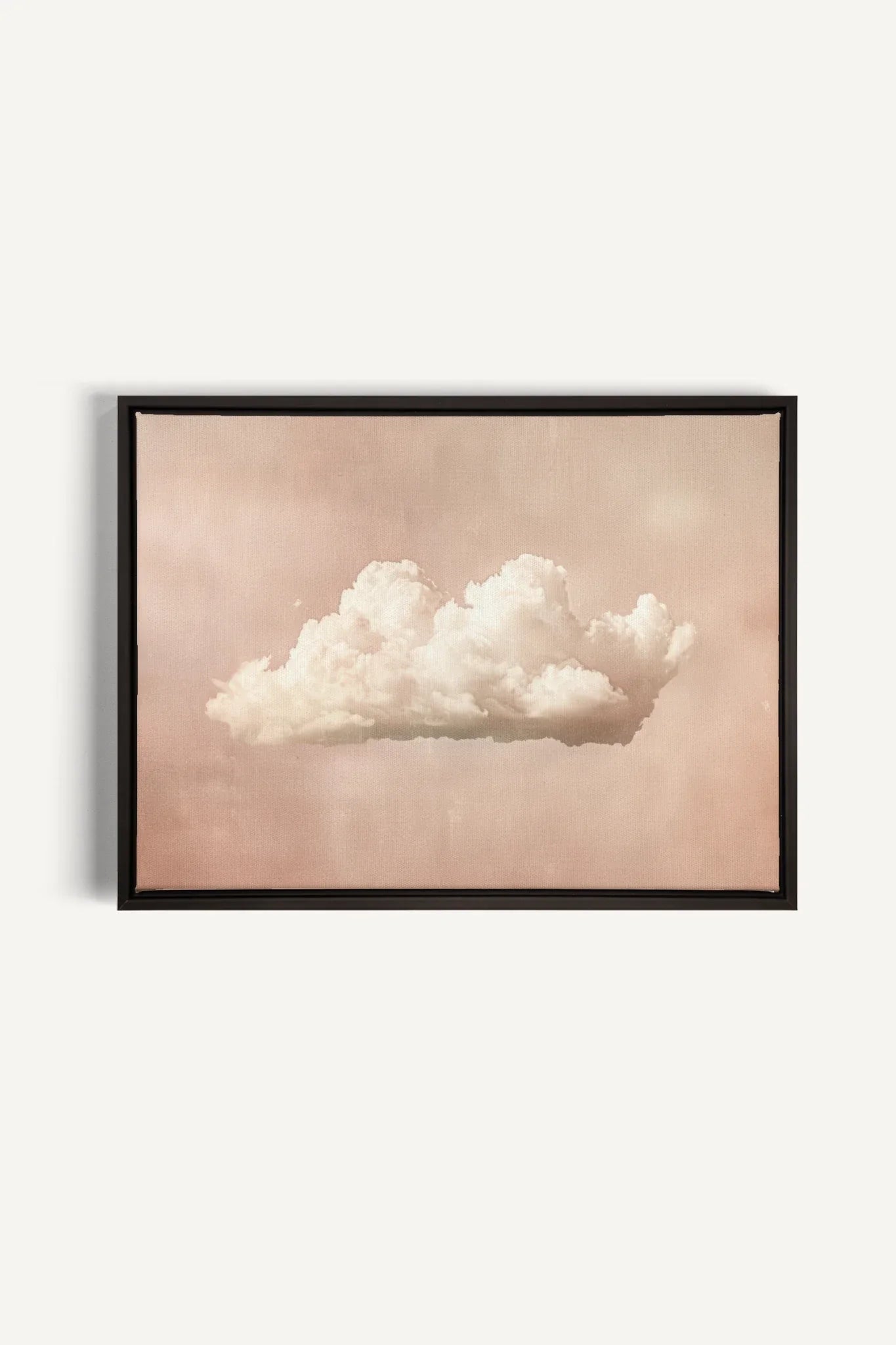 OLEKA CANVAS - PINK DREAM, Oeuvre sur toile étirée, encadré Noir