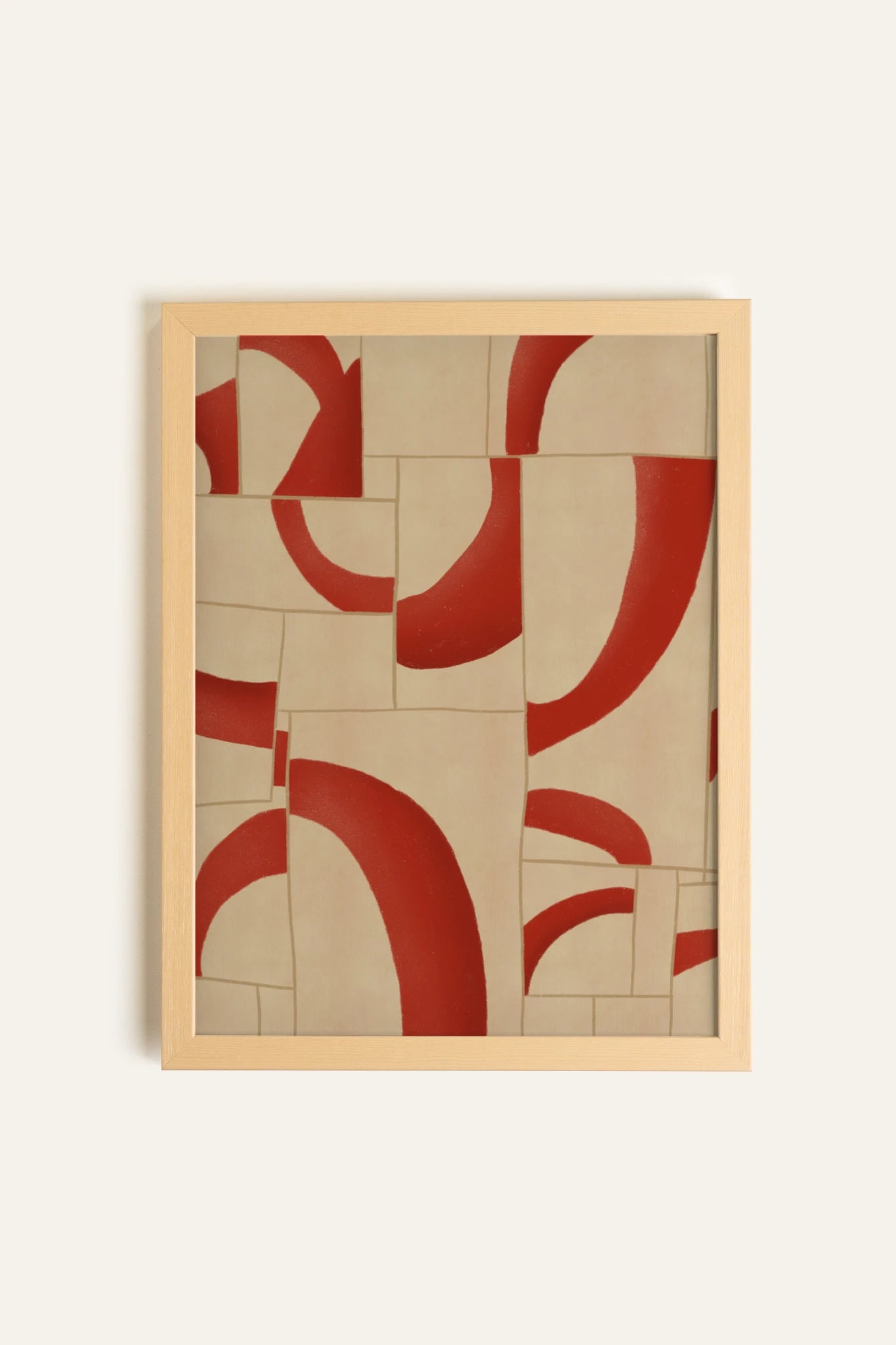 RED MOSAIC, Toile Rigide