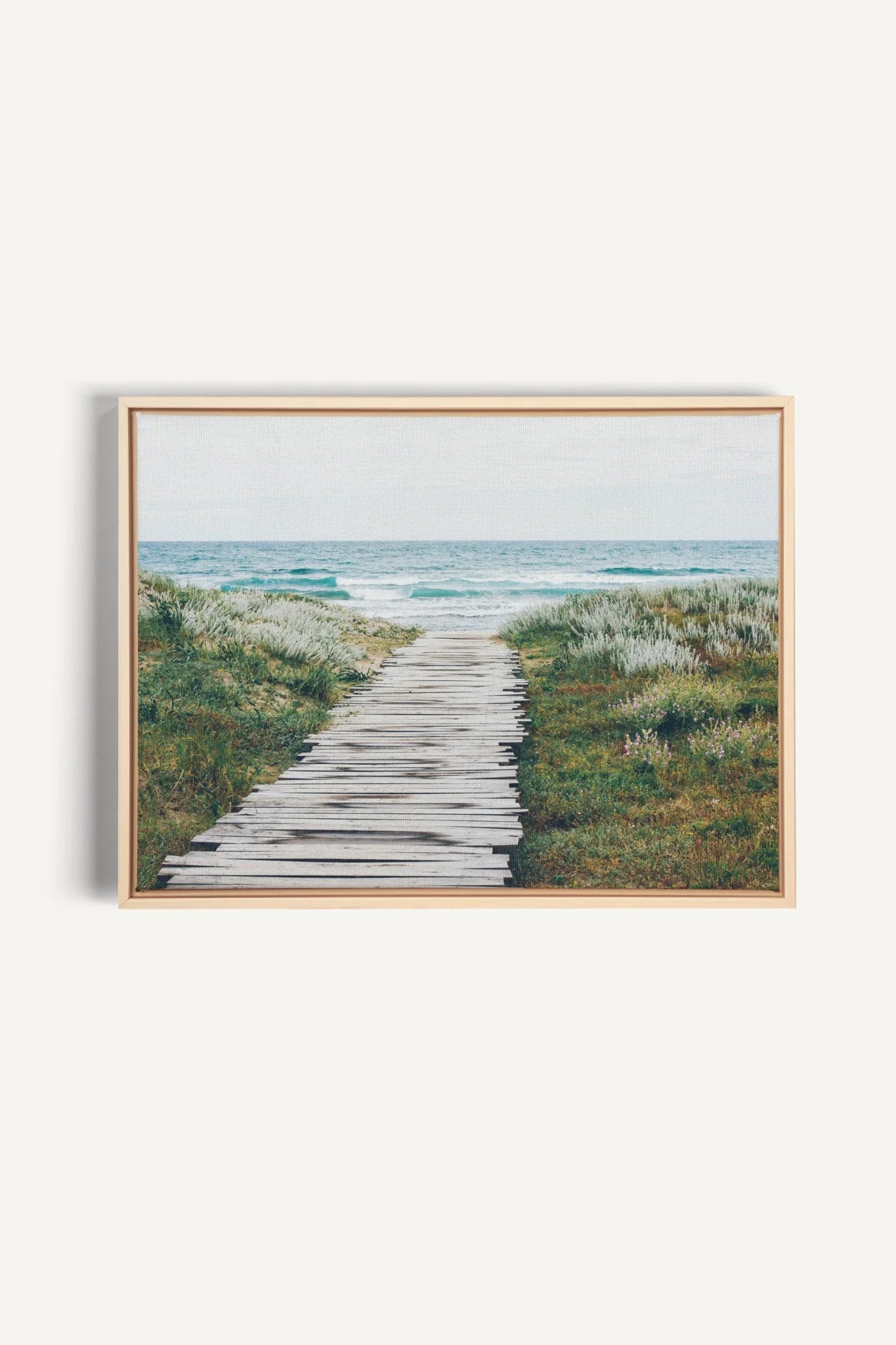 SALT AIR, Oeuvre sur toile étirée, encadré Naturel Clair