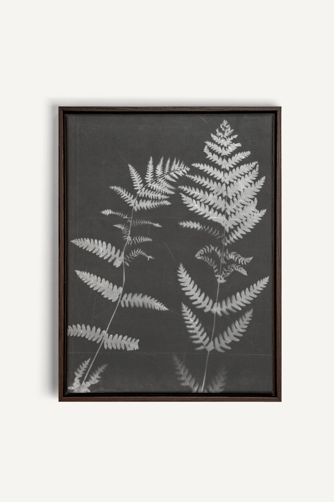SOUFFLE FORESTIER, Work on stretched canvas, framed Walnut Brown