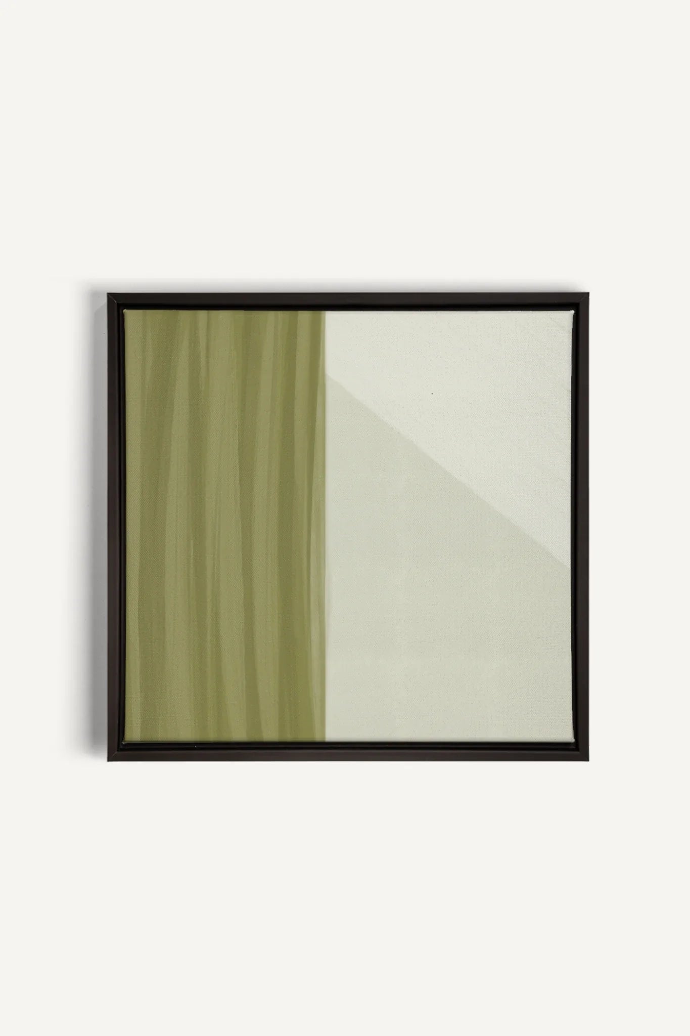 VERDANT FLOW, Oeuvre sur toile étirée, encadré Noir