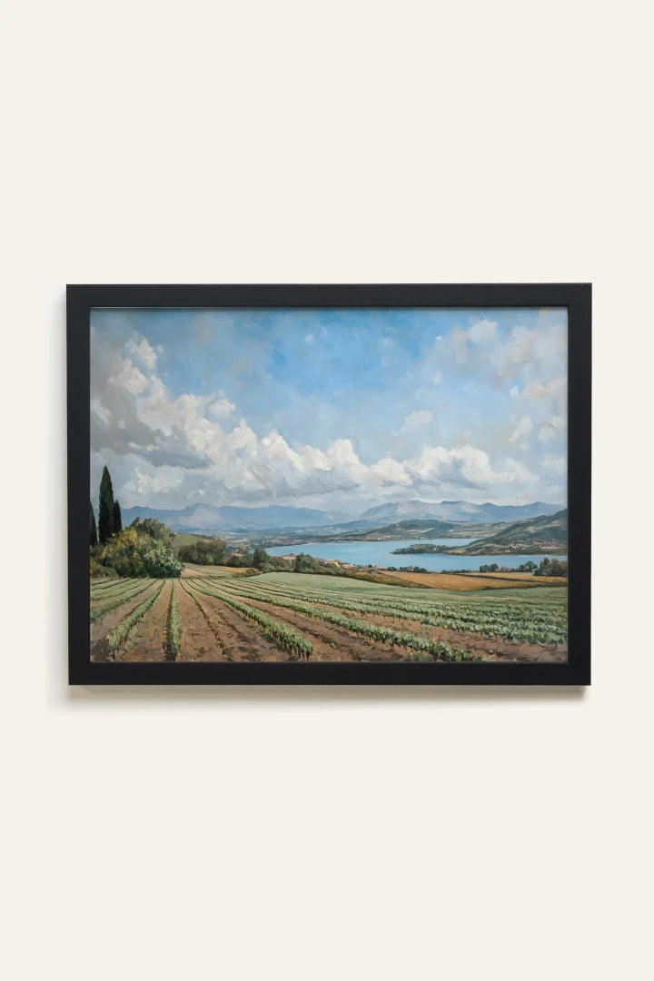 TRANQUIL LAKESIDE, Toile Rigide