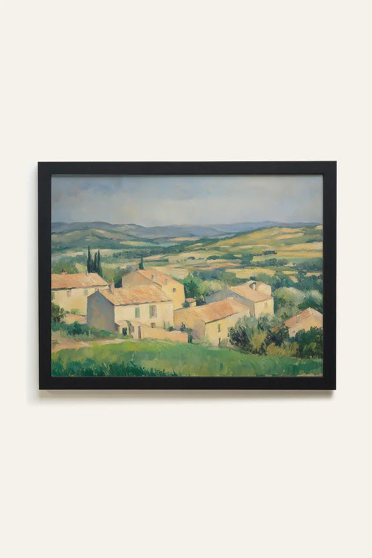 VILLAGE IN BLOOM, Toile Rigide