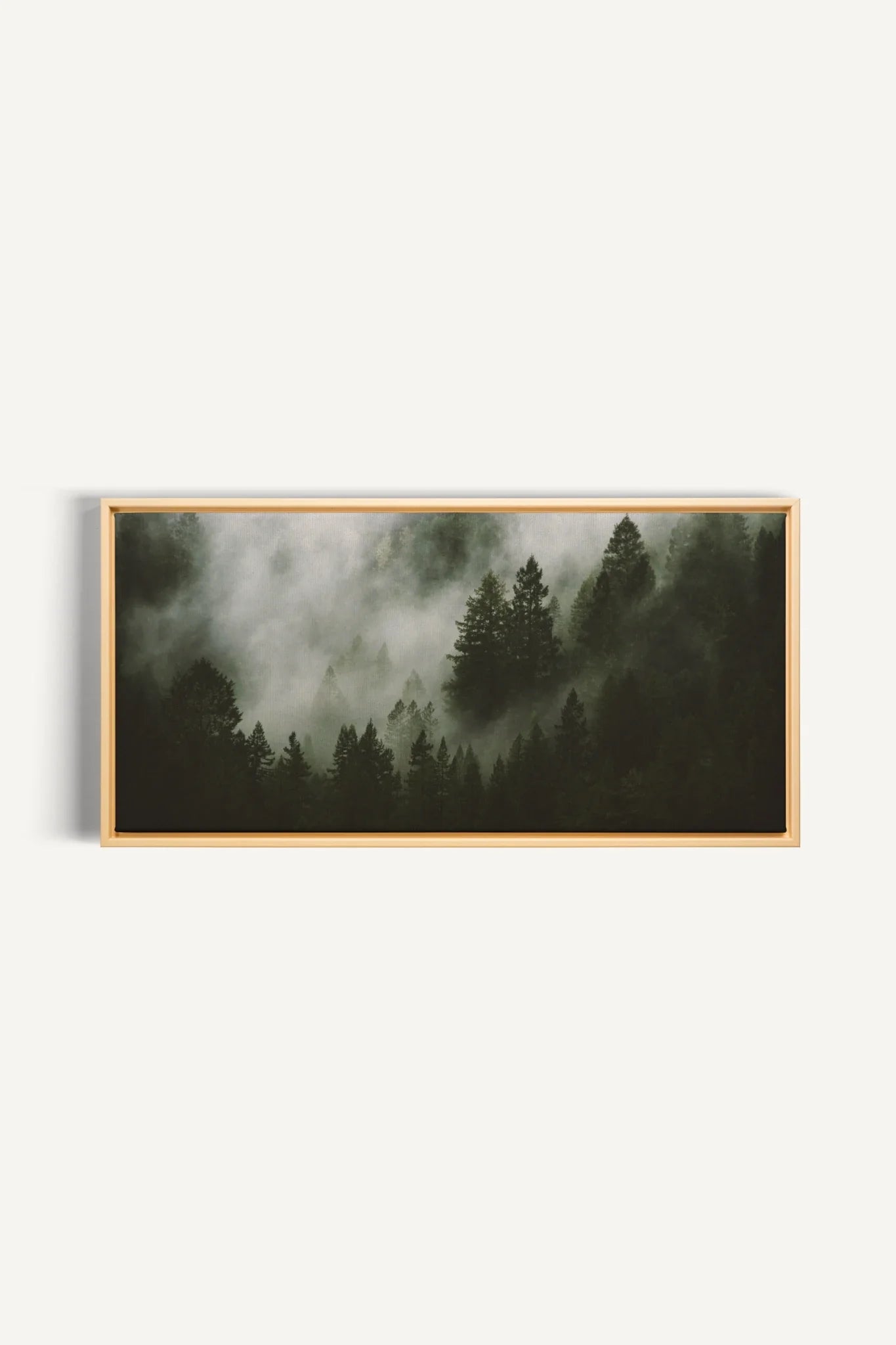 WOODLAND VEIL, Oeuvre sur toile étirée, encadré Naturel Clair