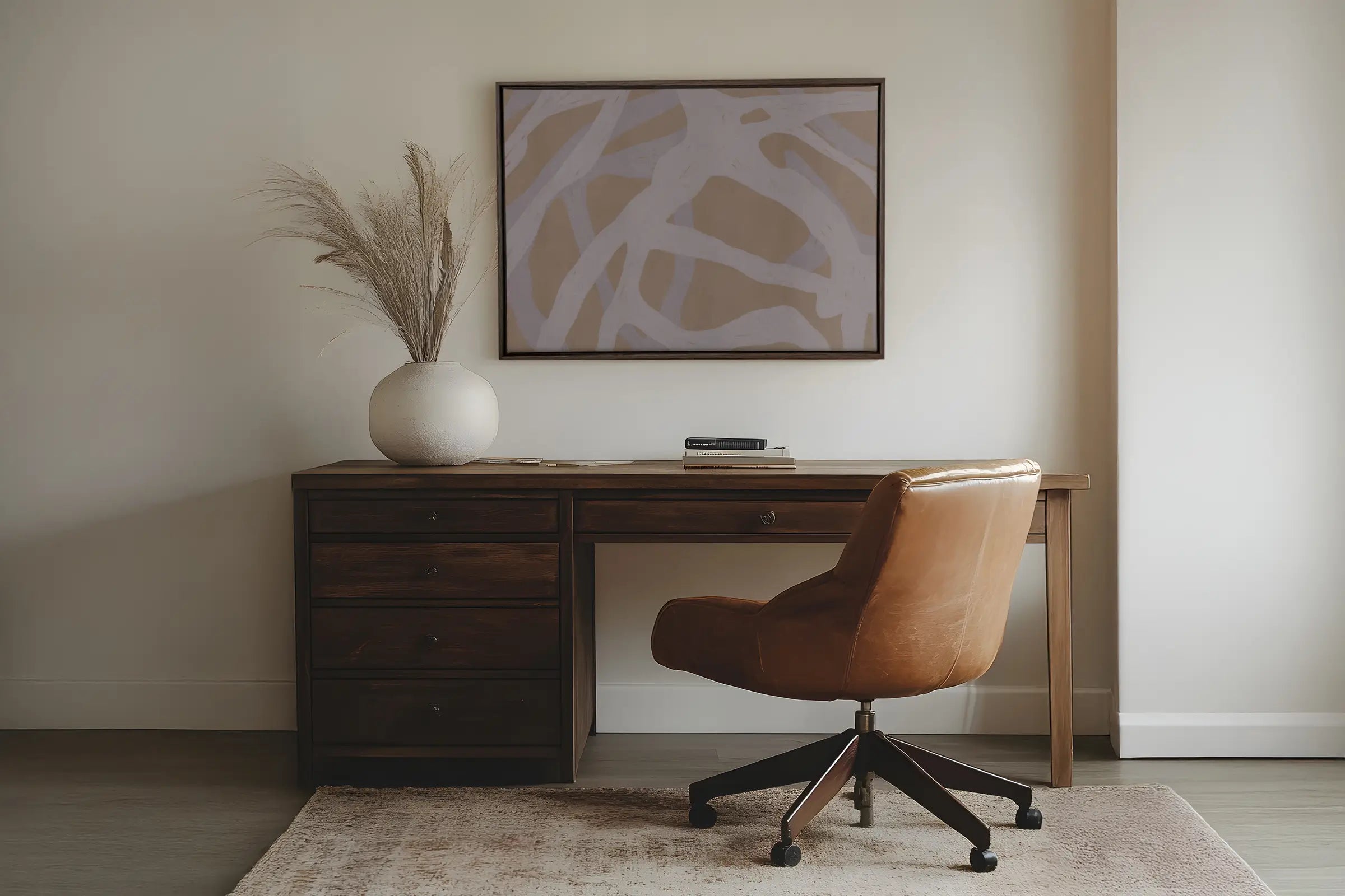 Au-dessus du bureau