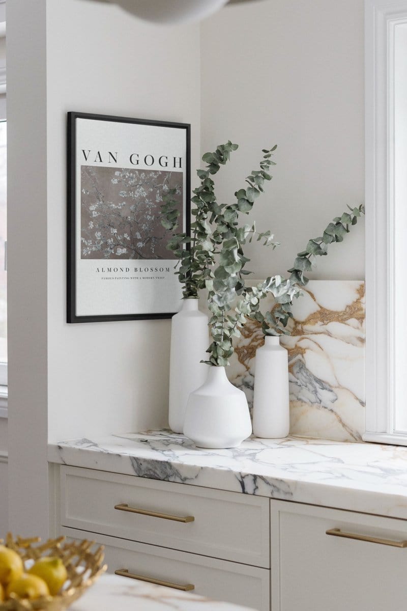 ALMOND BLOSSOM, printed canvas
