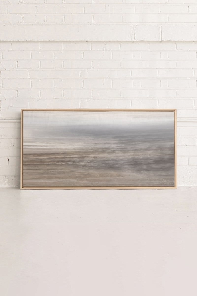 LOW TIDE, printed canvas