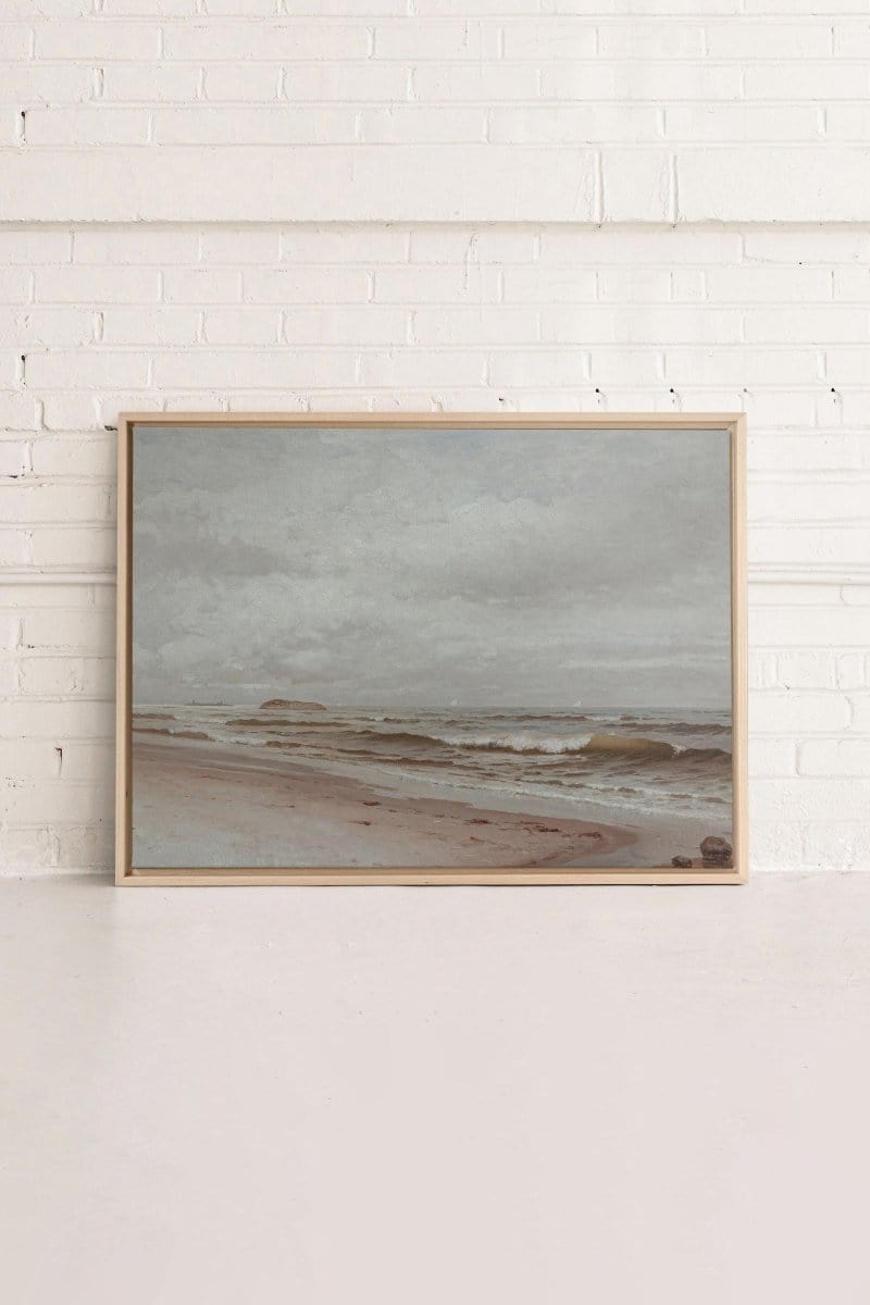 LONG WAVES, printed canvas
