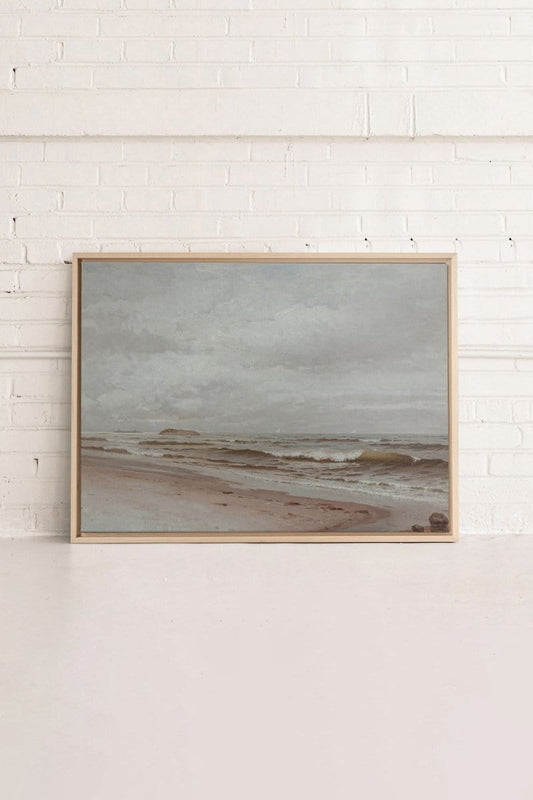 LONG WAVES, printed canvas