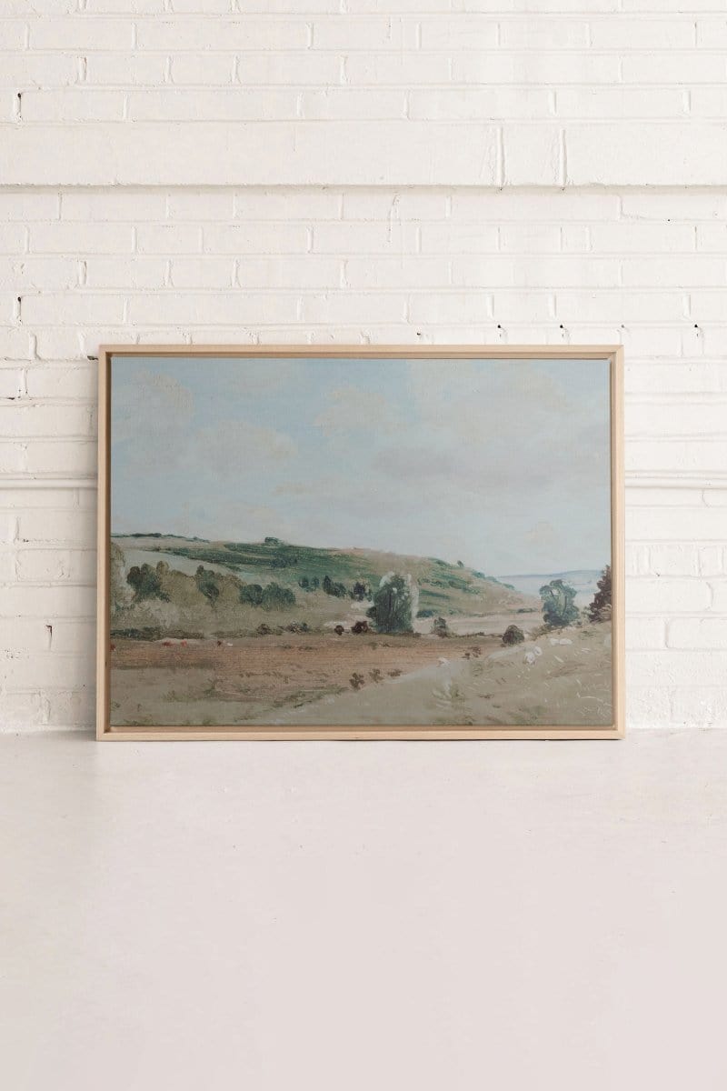 HILLSIDE, printed canvas
