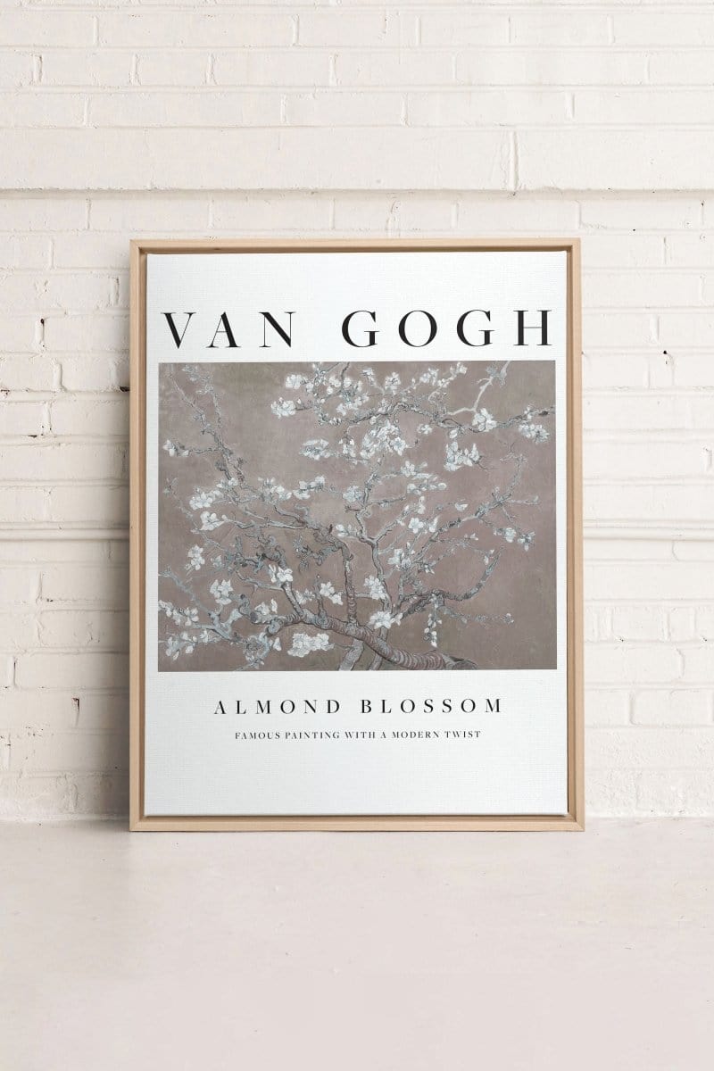 ALMOND BLOSSOMS, Oeuvre sur toile étirée