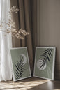 MOONLIGHT SILHOUETTES (2 Works on stretched canvas)