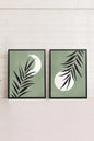 MOONLIGHT SILHOUETTES (2 Works on stretched canvas)