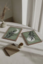 MOONLIGHT SILHOUETTES (2 Works on stretched canvas)